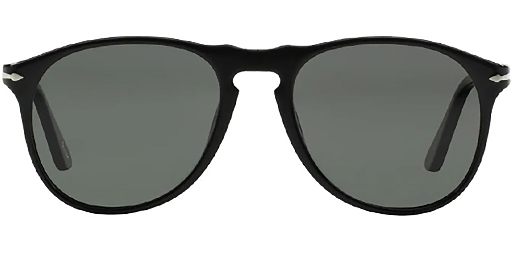 Persol Polarized Black Pilot w/ Glass Lens - Eyedictive