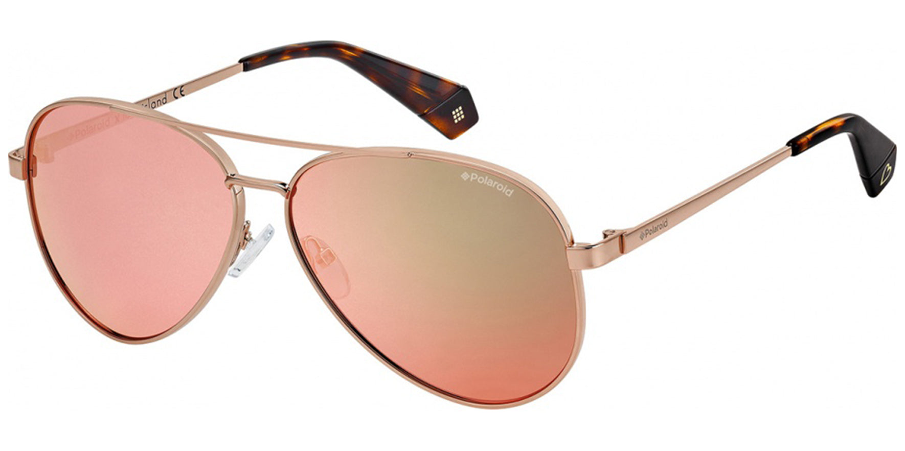 Polaroid Love Island Polarized Copper Aviator - Eyedictive