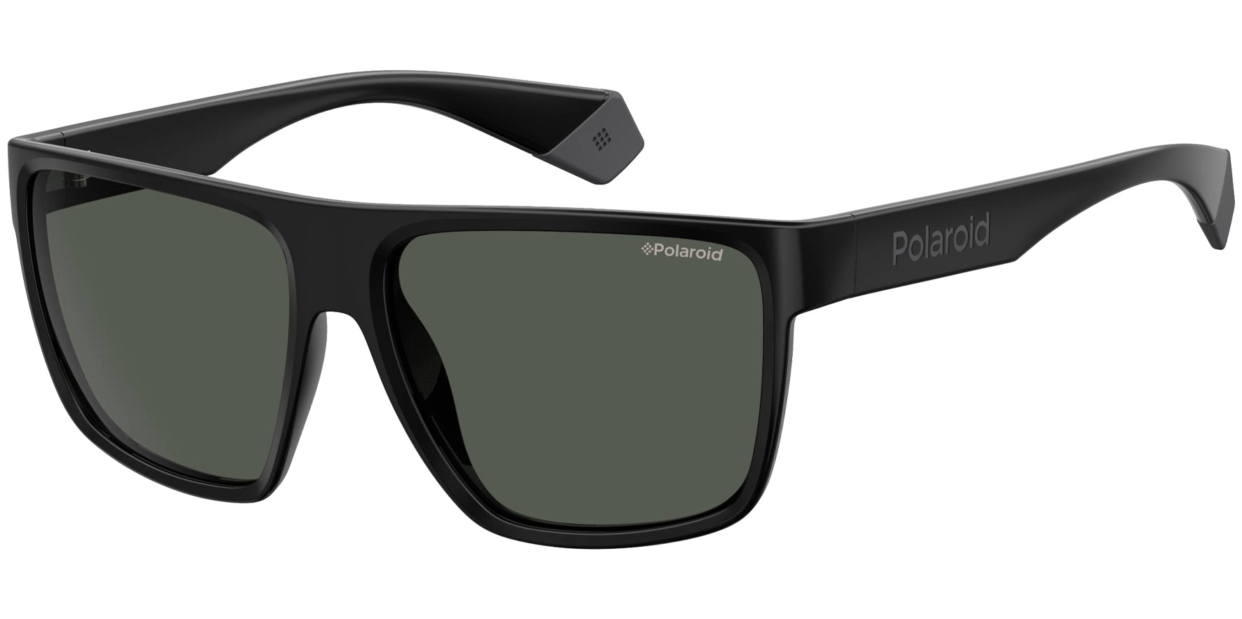 Polaroid Polarized Black Flat Top Square - Eyedictive