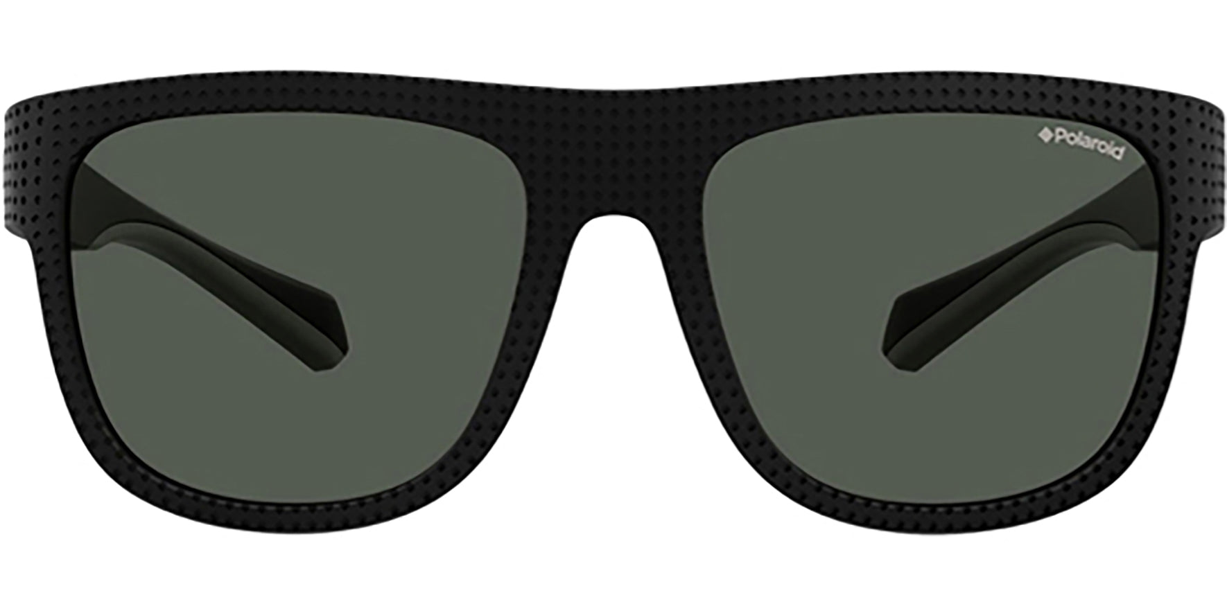 Polaroid Polarized Black Stippled Square Sport - Eyedictive