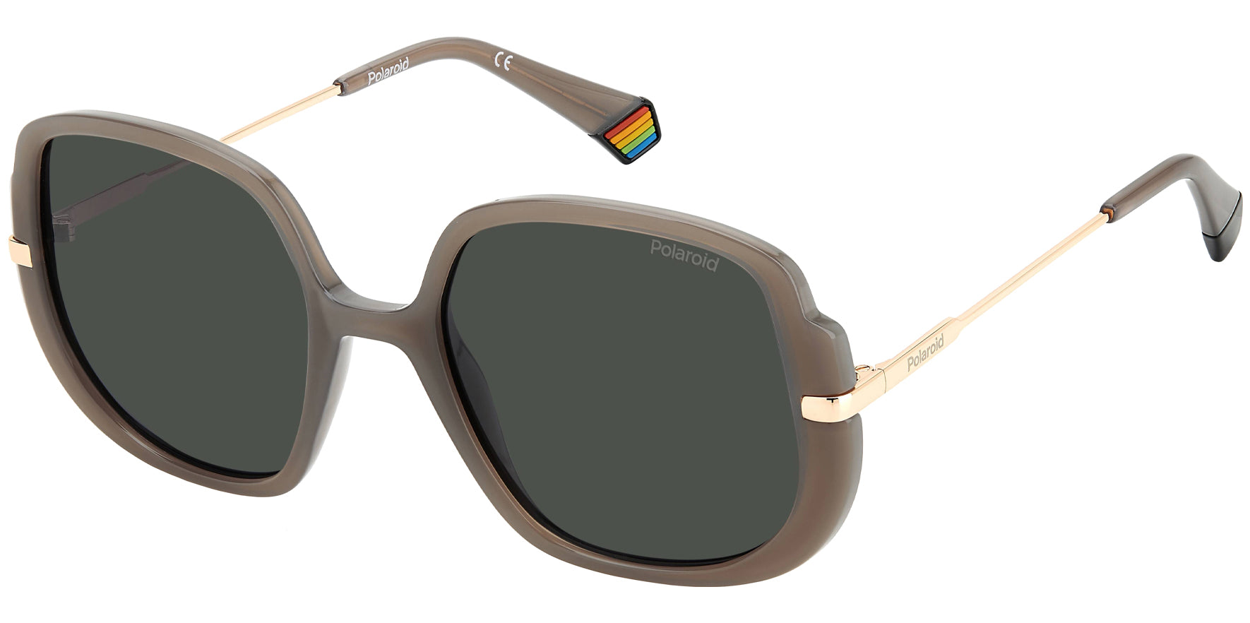 Polaroid Polarized Butterfly w/ Metal Temples