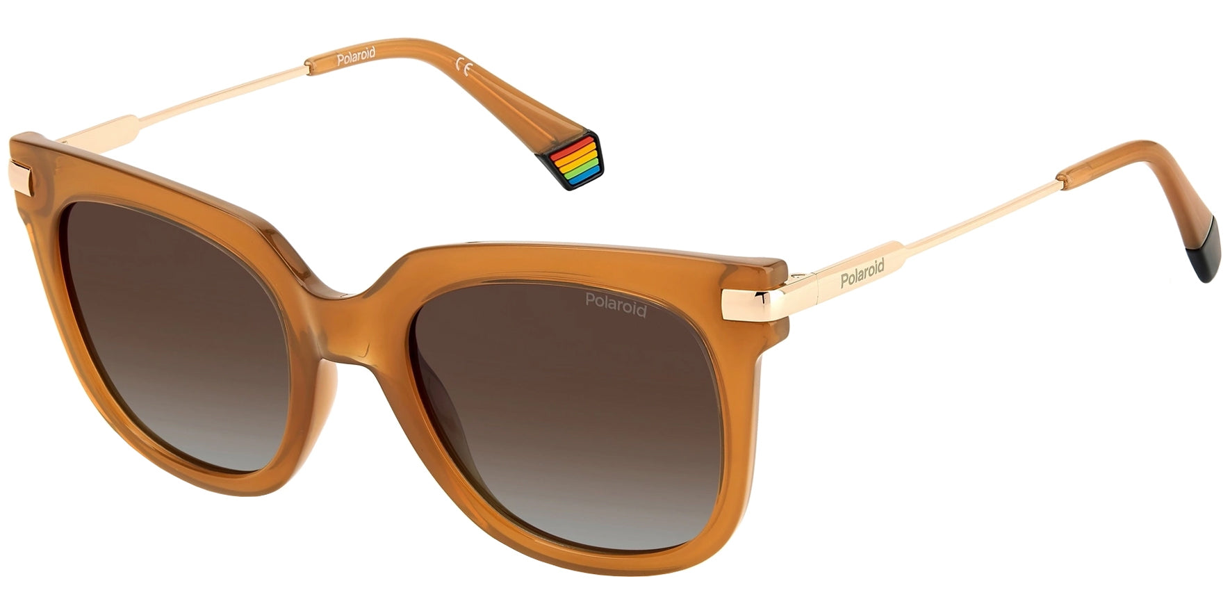 Polaroid Polarized Chunky Square w/ Slim Temples