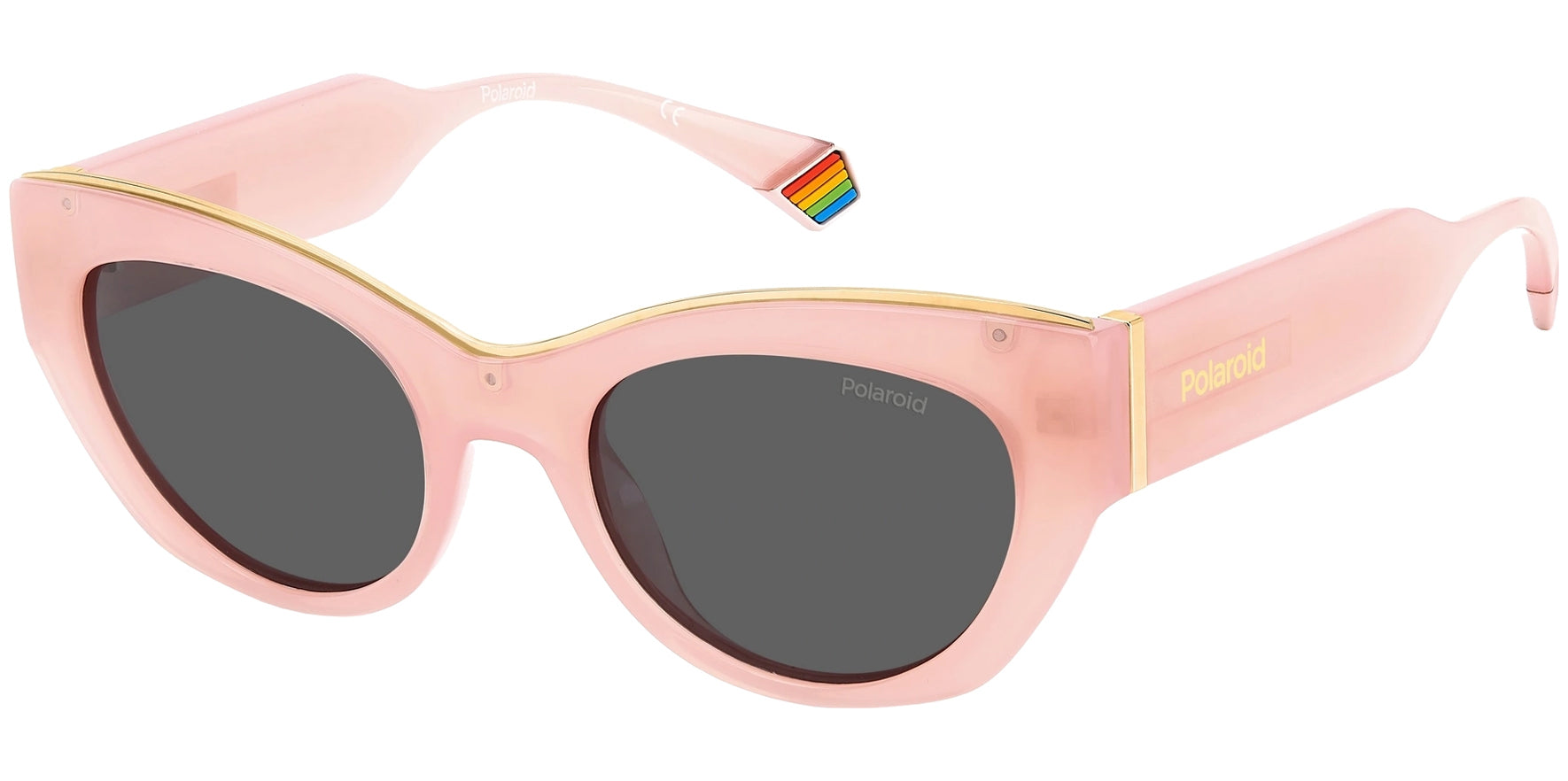 Polaroid Polarized Crystal Pink Cat Eye