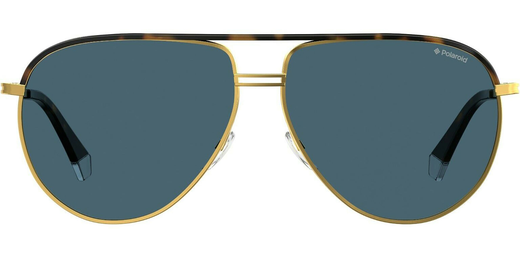 Polaroid Polarized Gold-Tone/Havana Aviator - Eyedictive