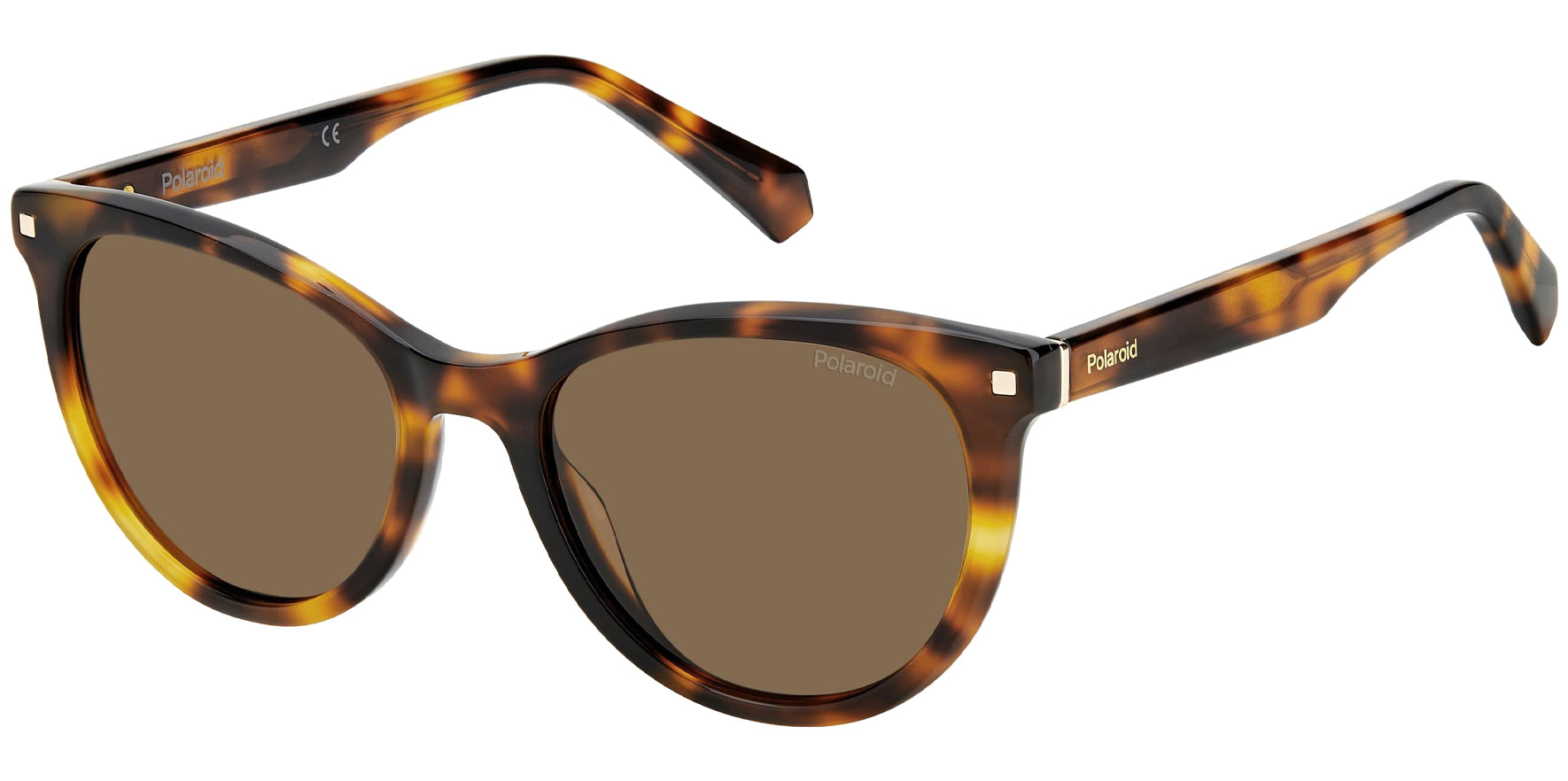 Polaroid Polarized Havana Cat Eye