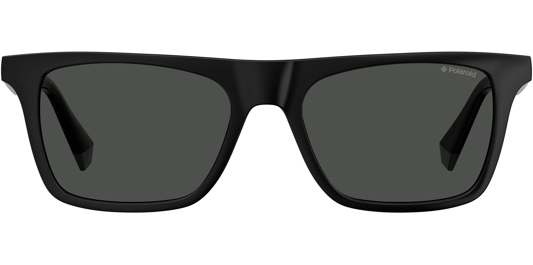 Polaroid Polarized Modern Black Rectangle w/ Retainer - Eyedictive