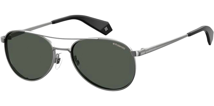 Polaroid Polarized Ruthenium Aviator – Eyedictive
