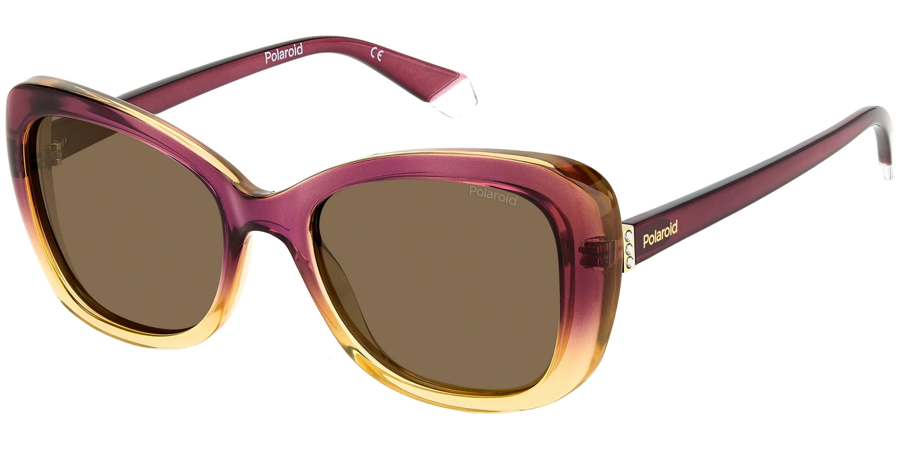 Polaroid Polarized Violet/Beige Butterfly