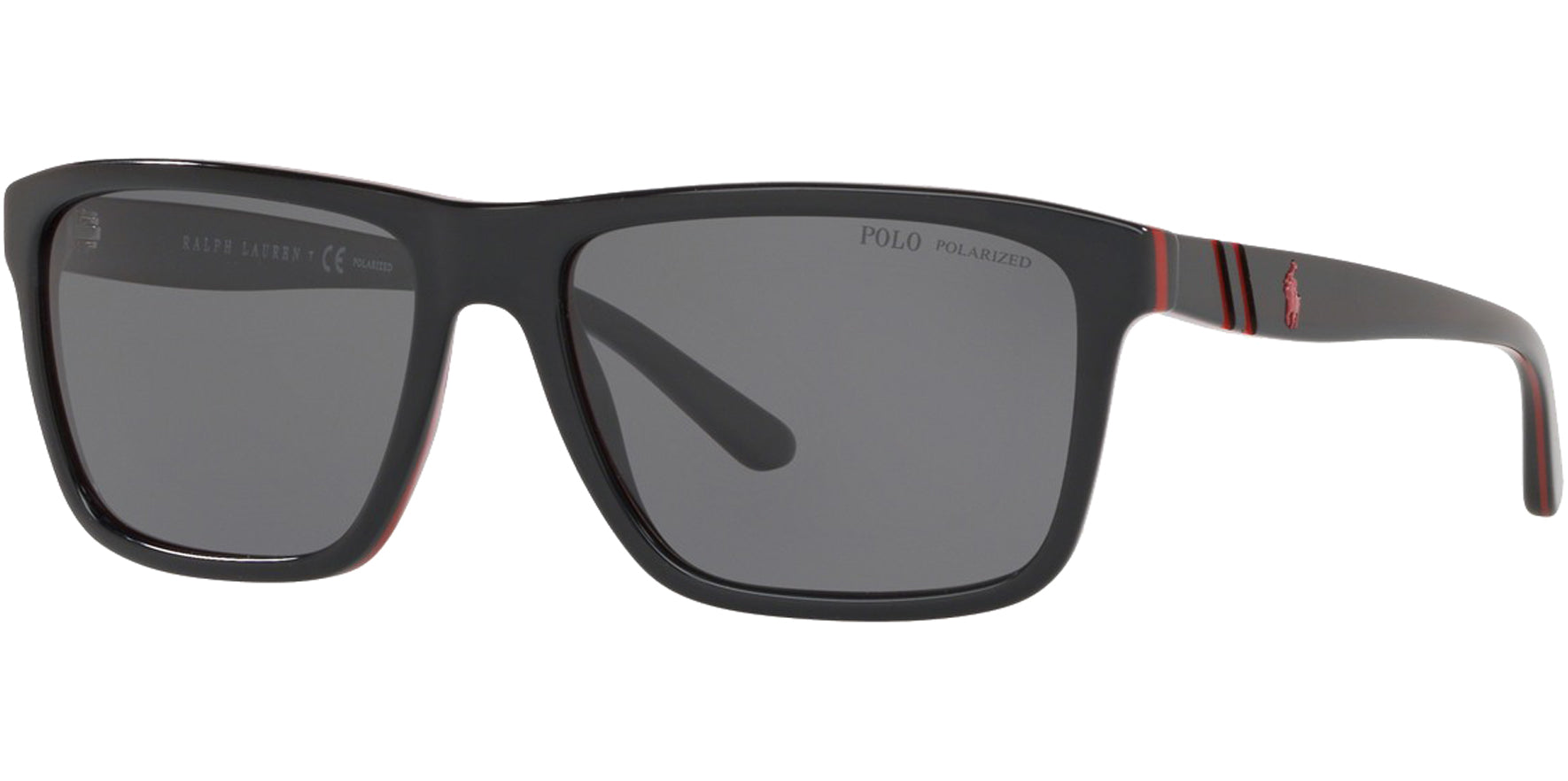 Polo Ralph Lauren Polarized Shiny Black Square - Eyedictive