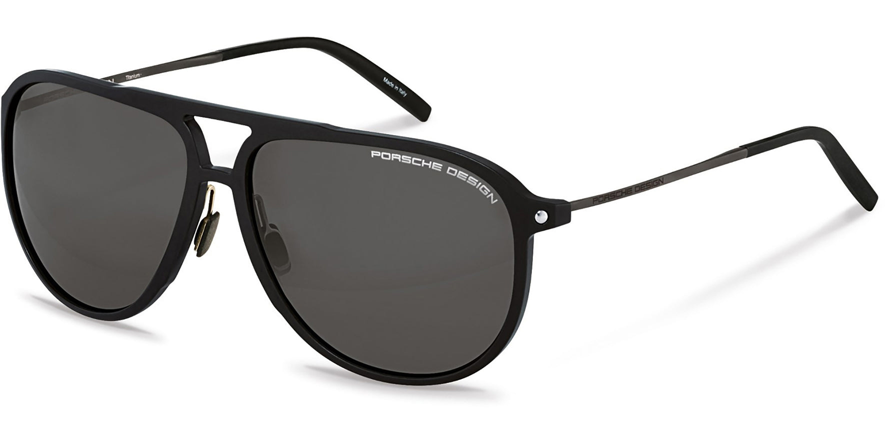 Porsche Design Polarized Titanium Temple Aviator - Eyedictive