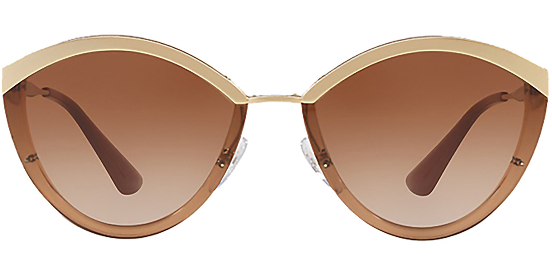 Prada Cinema Collection Sand Gold/Brown Cat-Eye - Eyedictive