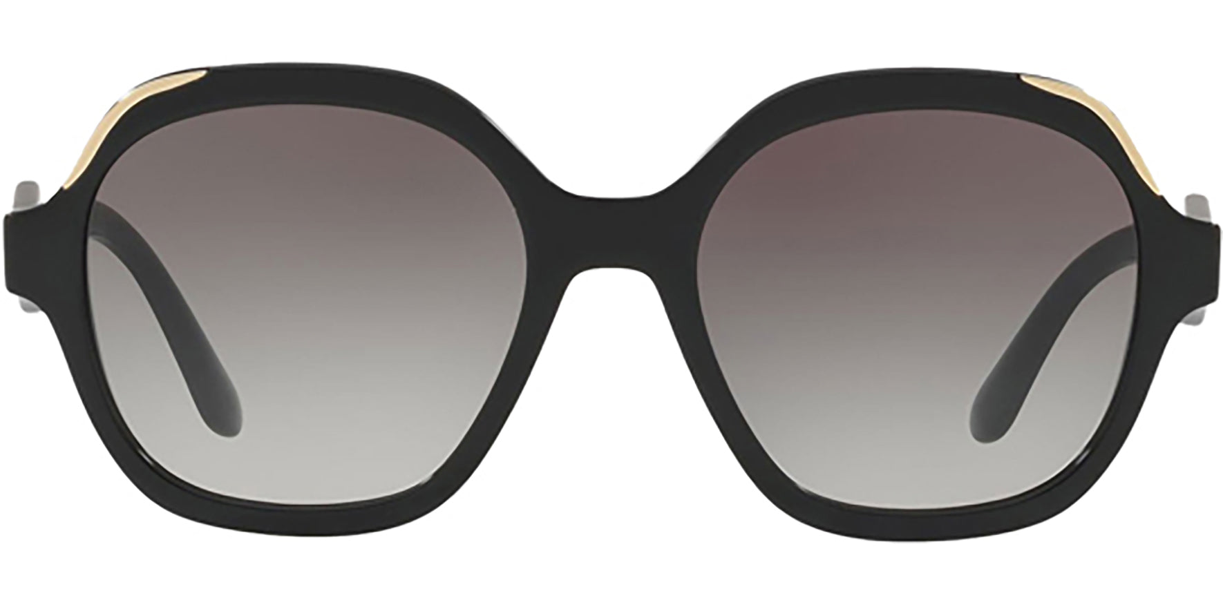 Prada Black Geometric w/ Gradient Lens - Eyedictive