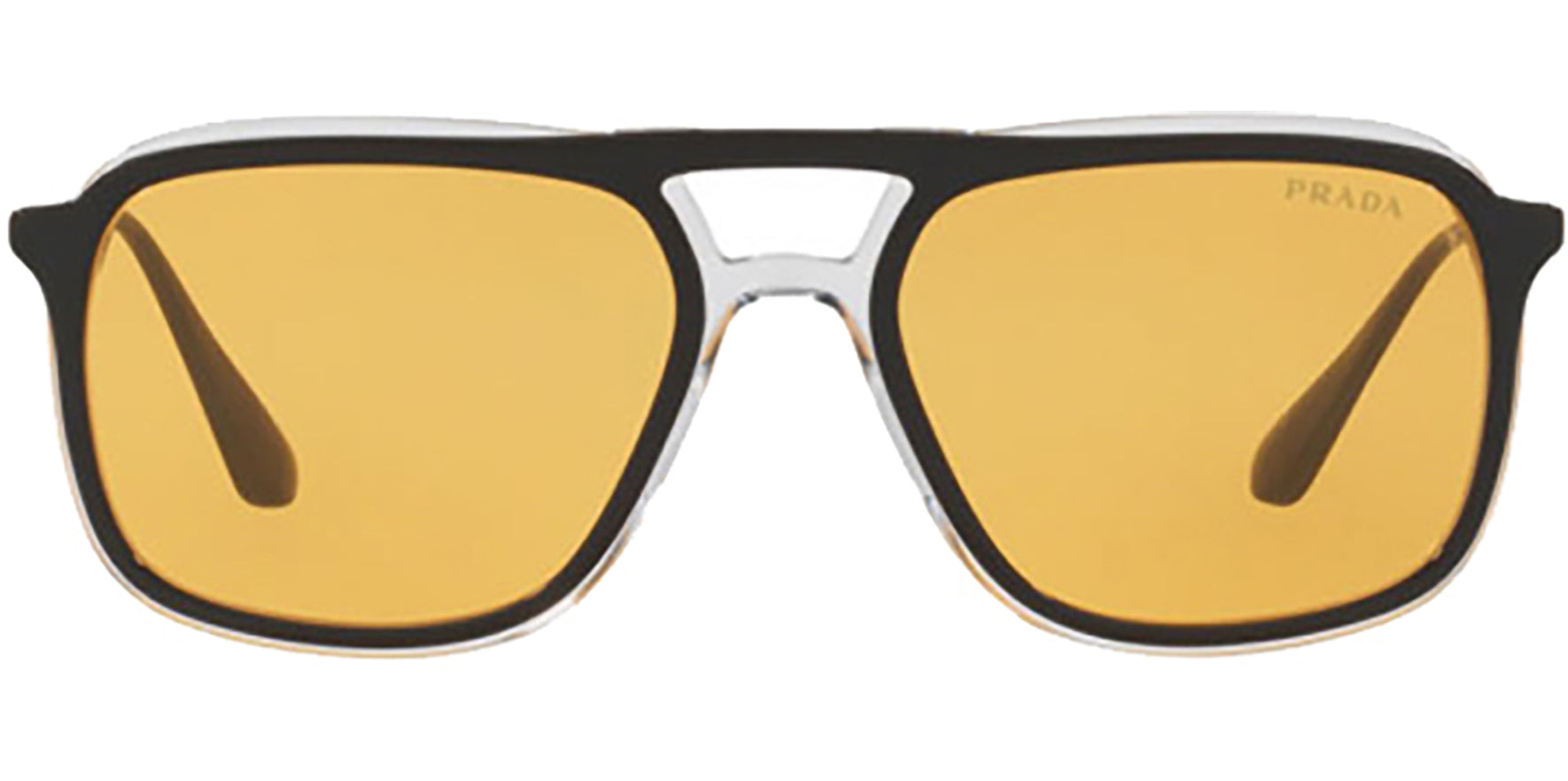 Prada Conceptual Black/Crystal Vintage Style Square - Eyedictive