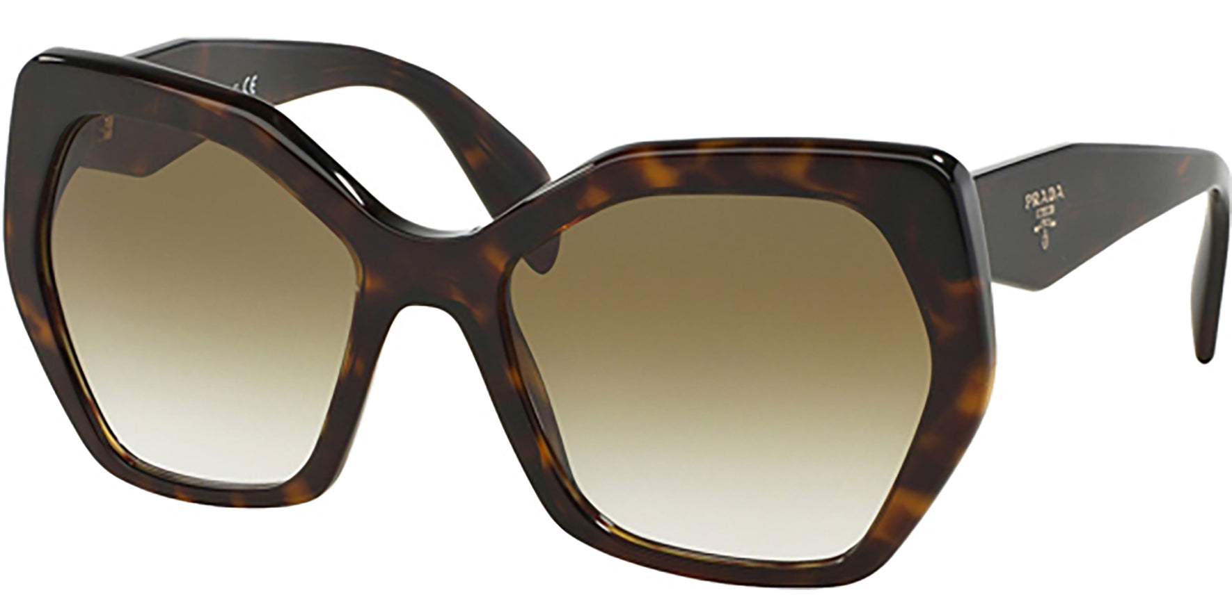 Prada Havana Geometric Butterfly - Eyedictive