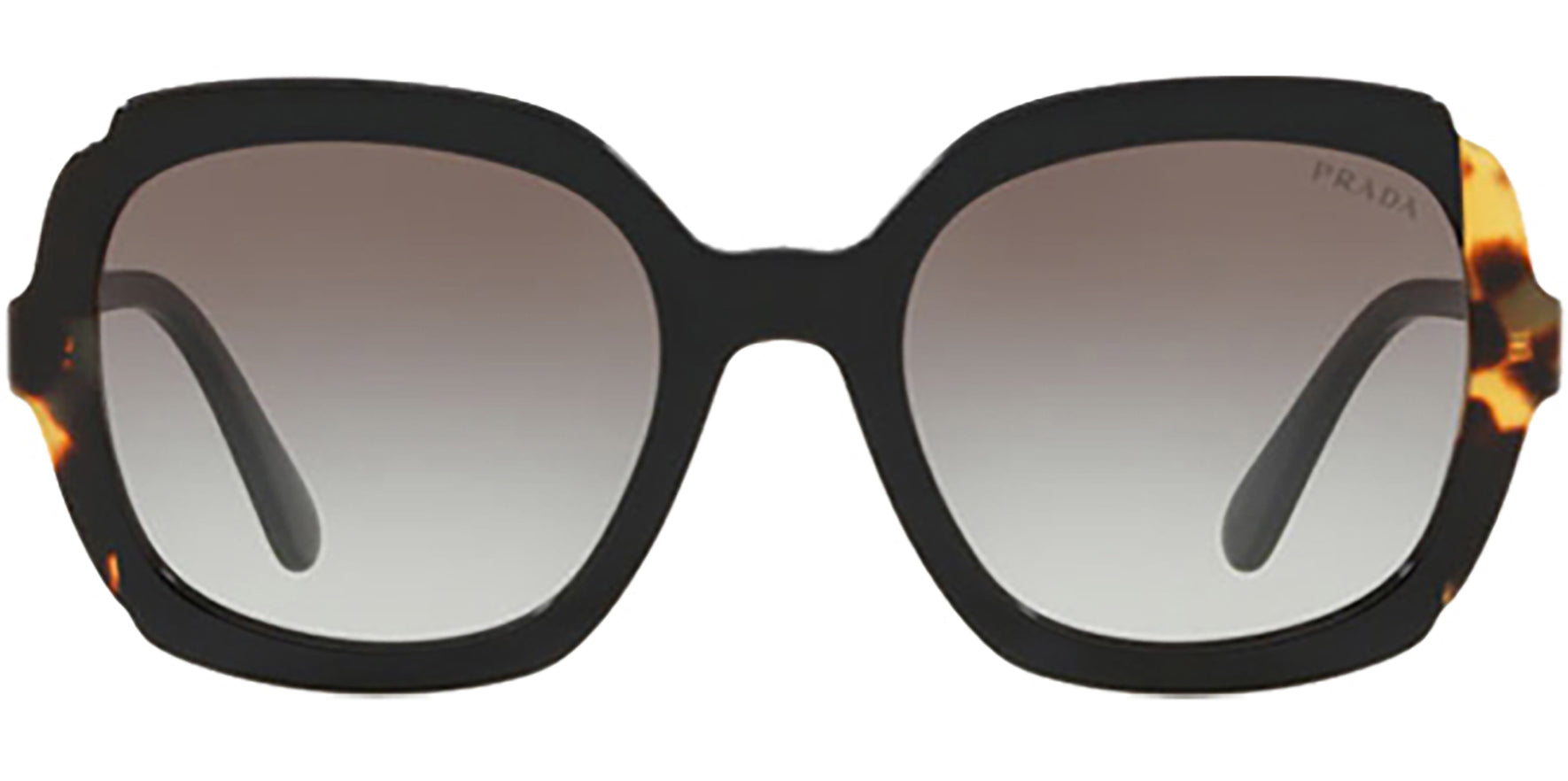 Prada Black/Havana Oversize Square w/Gradient Lens - Eyedictive