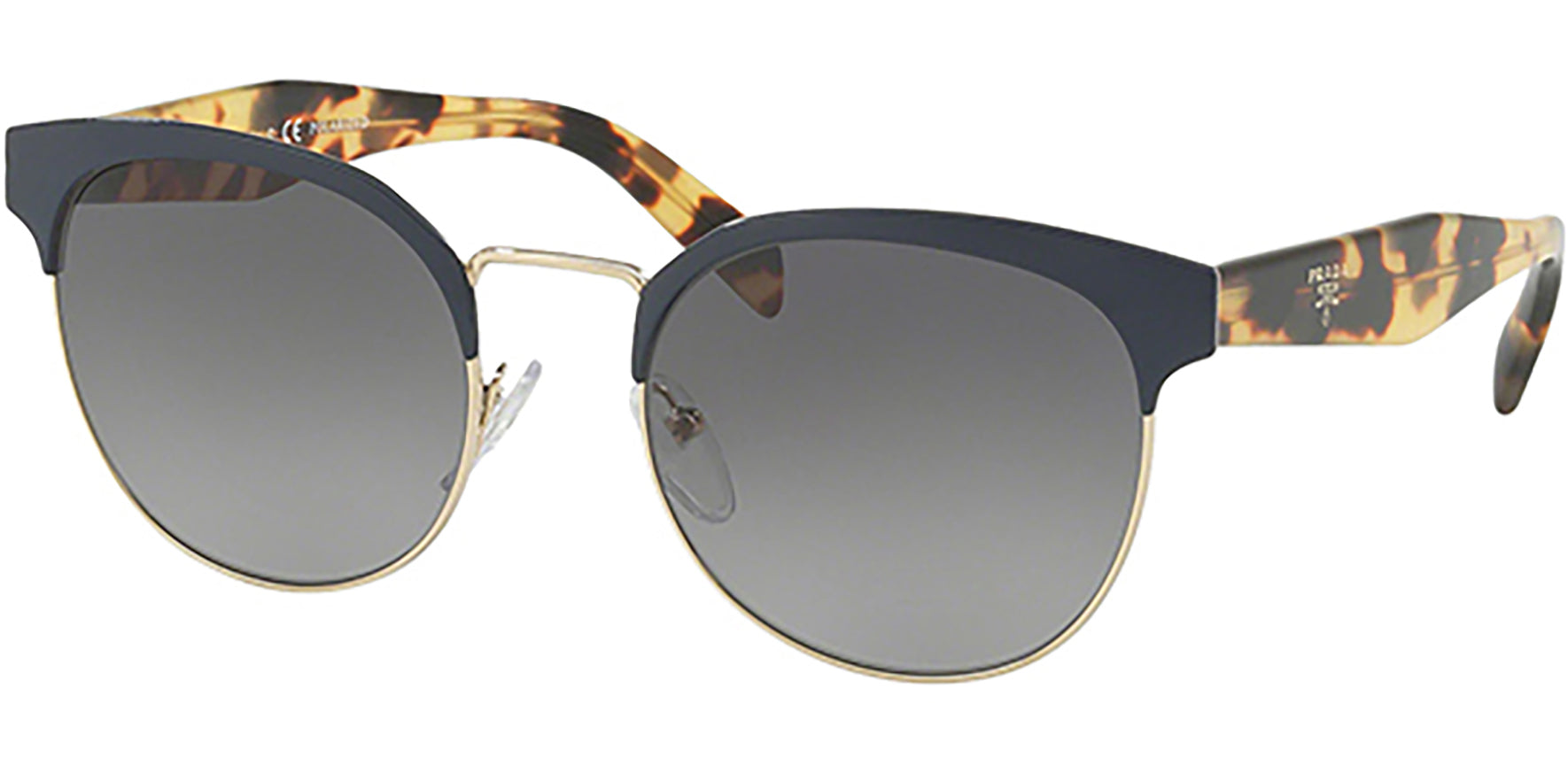 Prada Polarized Vintage Browline w/ Gradient Lens - Eyedictive