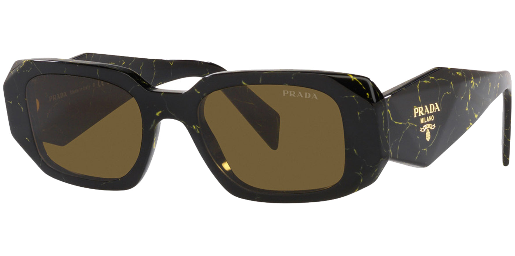 Prada Symbole Oversized Geometric Rectangle - Eyedictive