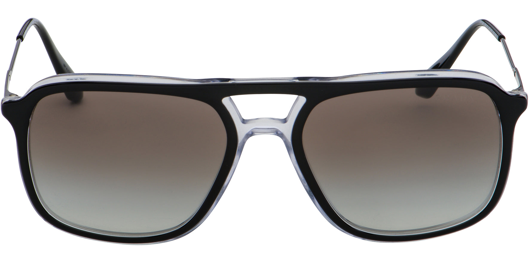 Prada Conceptual Black/Crystal Navigator w/ Gradient Lens - Eyedictive