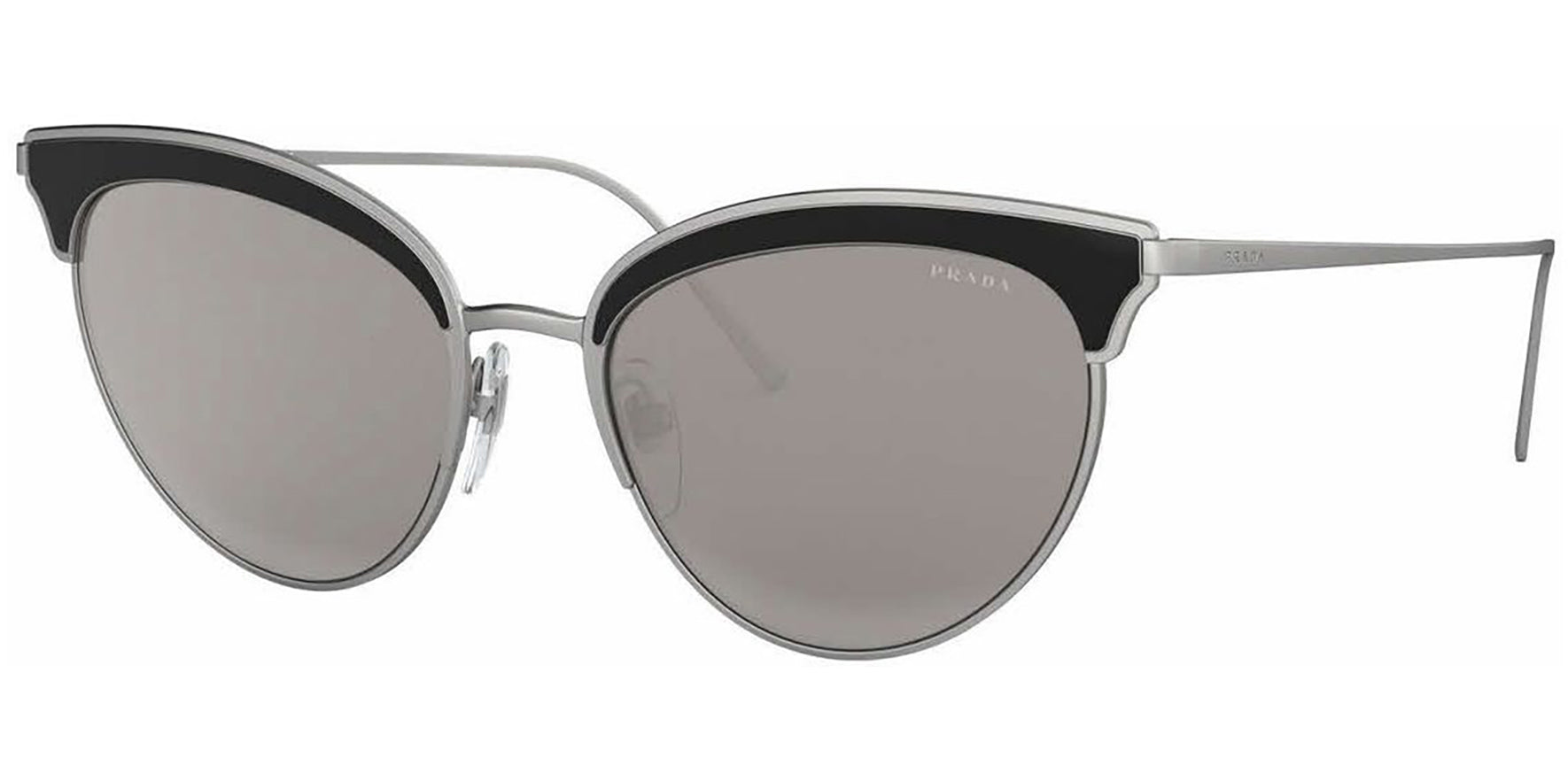 Prada Conceptual Matte Silver Cat-Eye - Eyedictive