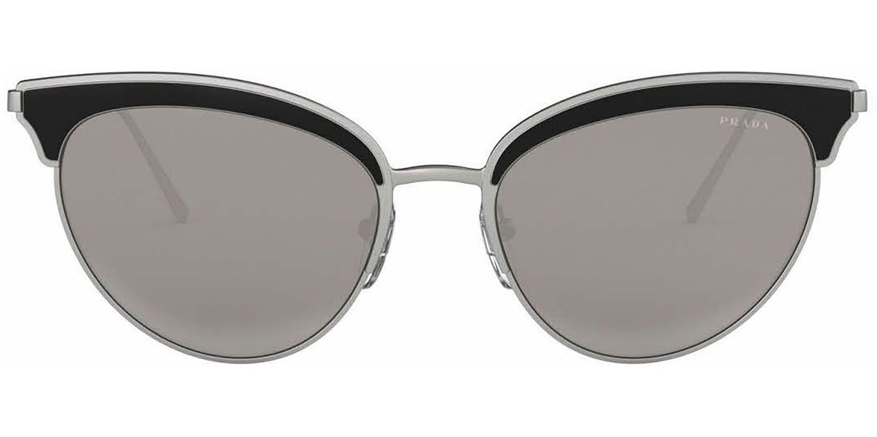 Prada Conceptual Matte Silver Cat-Eye - Eyedictive