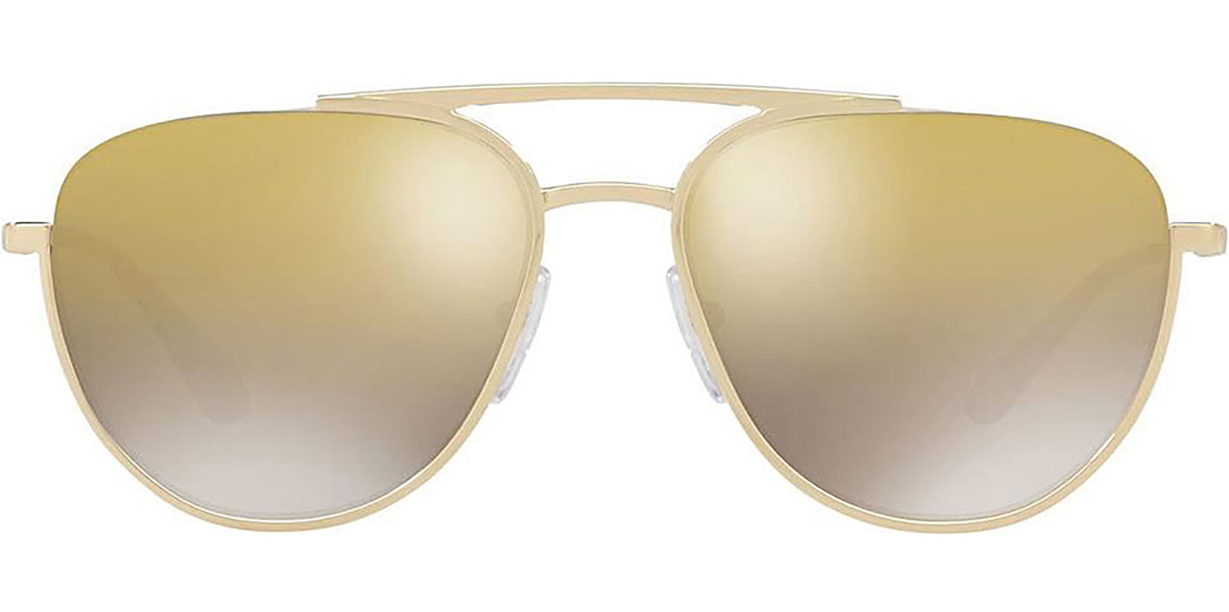 Prada Conceptual Pale Gold-Tone Aviator w/ Gradient & Mirror Lens - Eyedictive