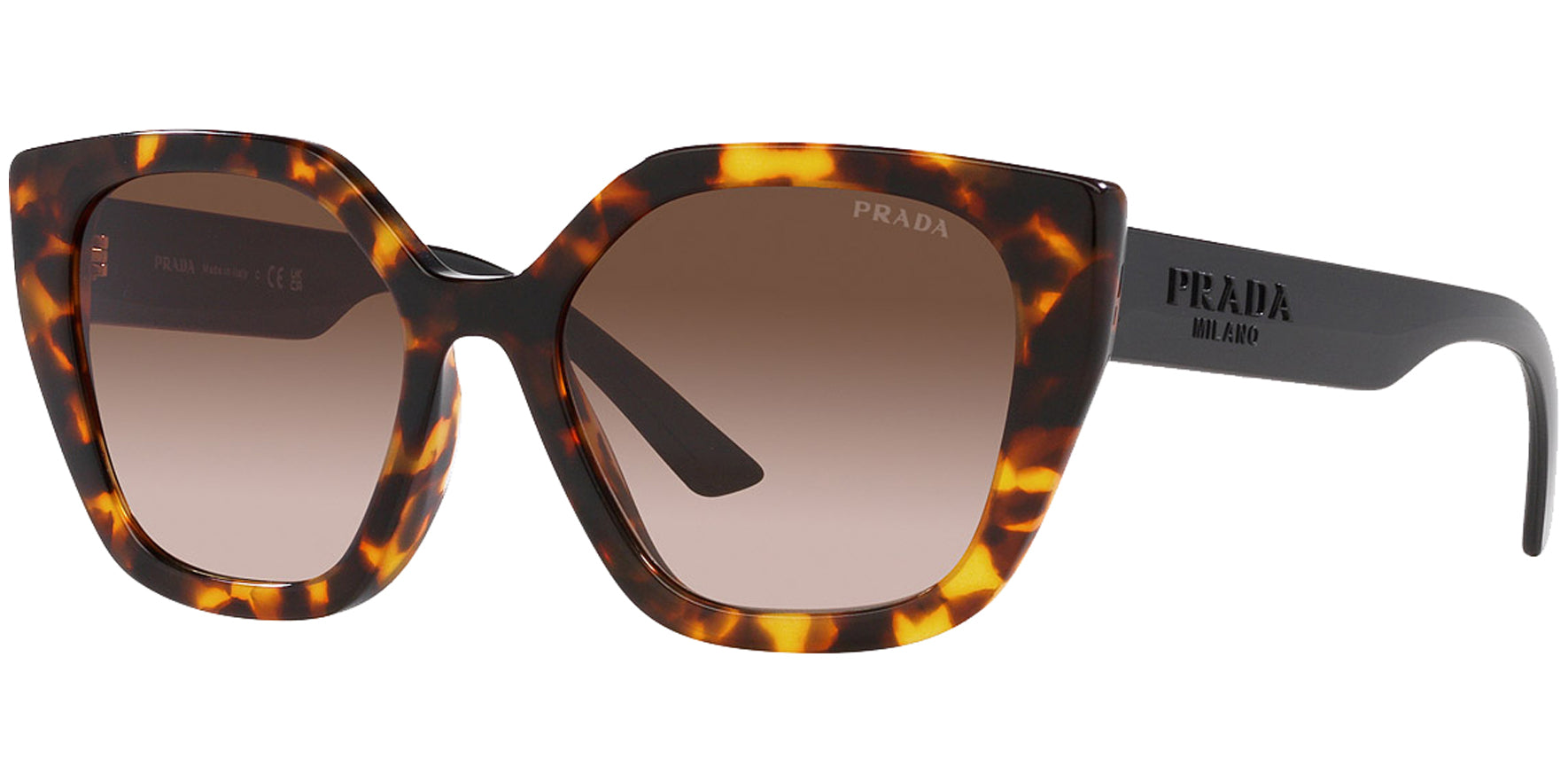 Prada Geometric Cat Eye w/ Gradient Lens - Eyedictive