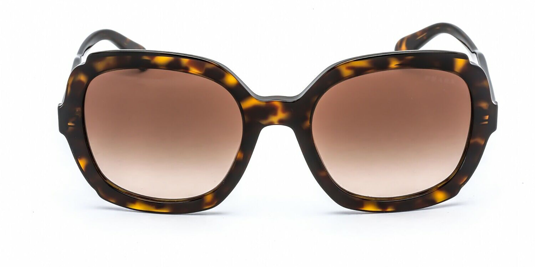 Prada Havana Square Butterfly w/ Gradient Lens - Eyedictive