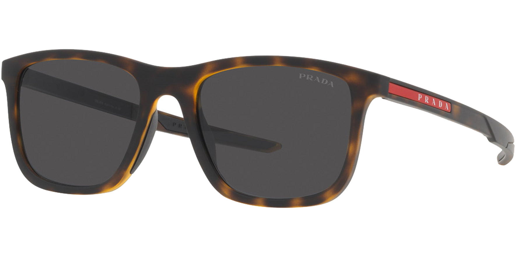 Prada Linea Rossa Matte Havana Square - Eyedictive