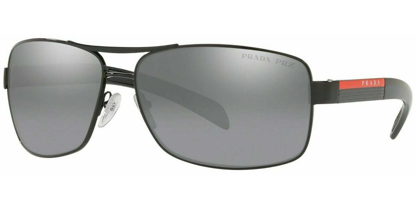 Prada Linea Rossa Polarized Rectangle Sport w/ Gradient Mirror Lens - Eyedictive