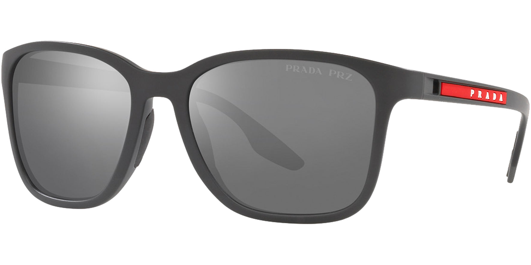 Prada Linea Rossa Polarized Rubber Square - Eyedictive