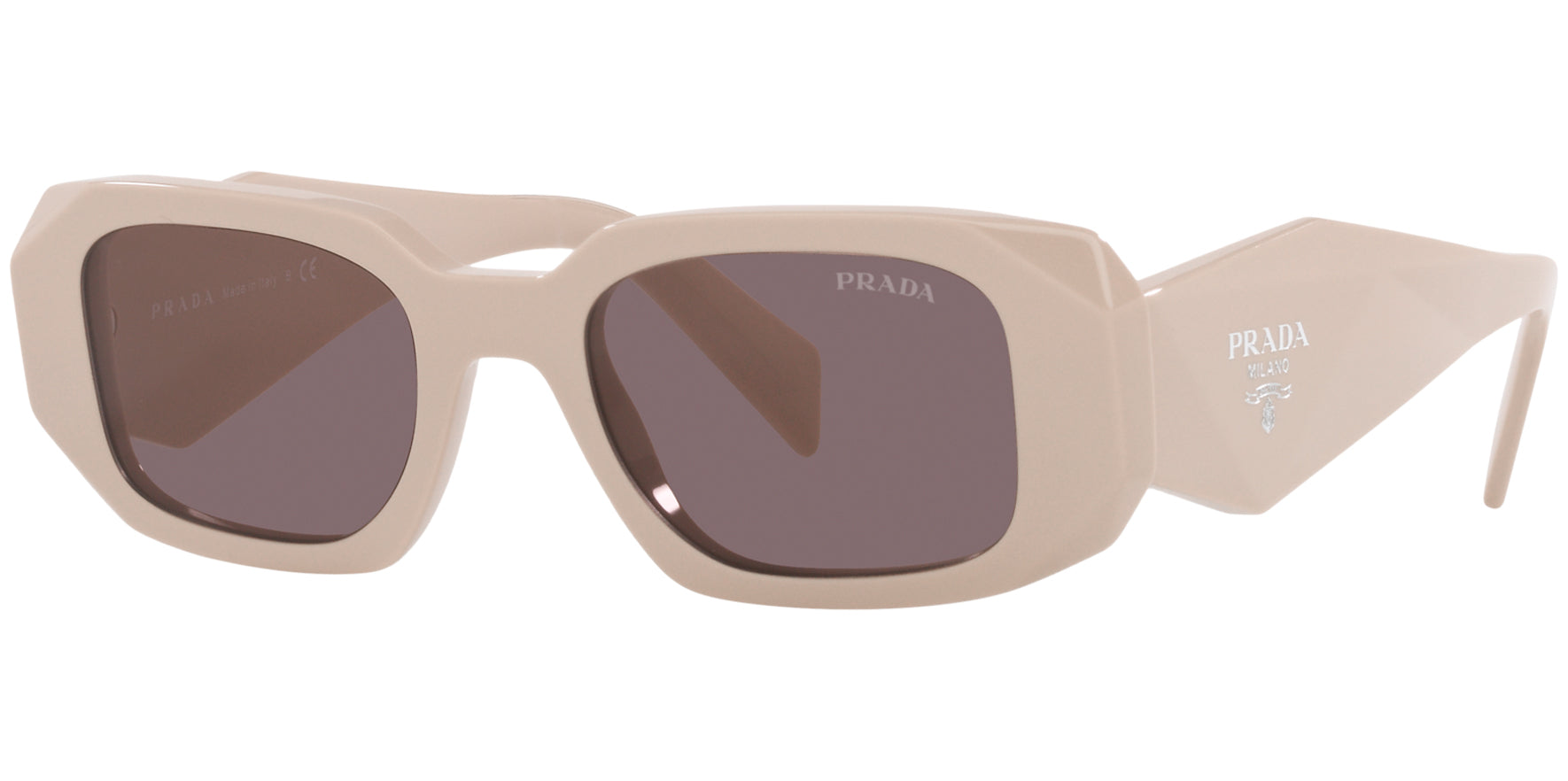 Prada Symbole Oversized Geometric Rectangle - Eyedictive