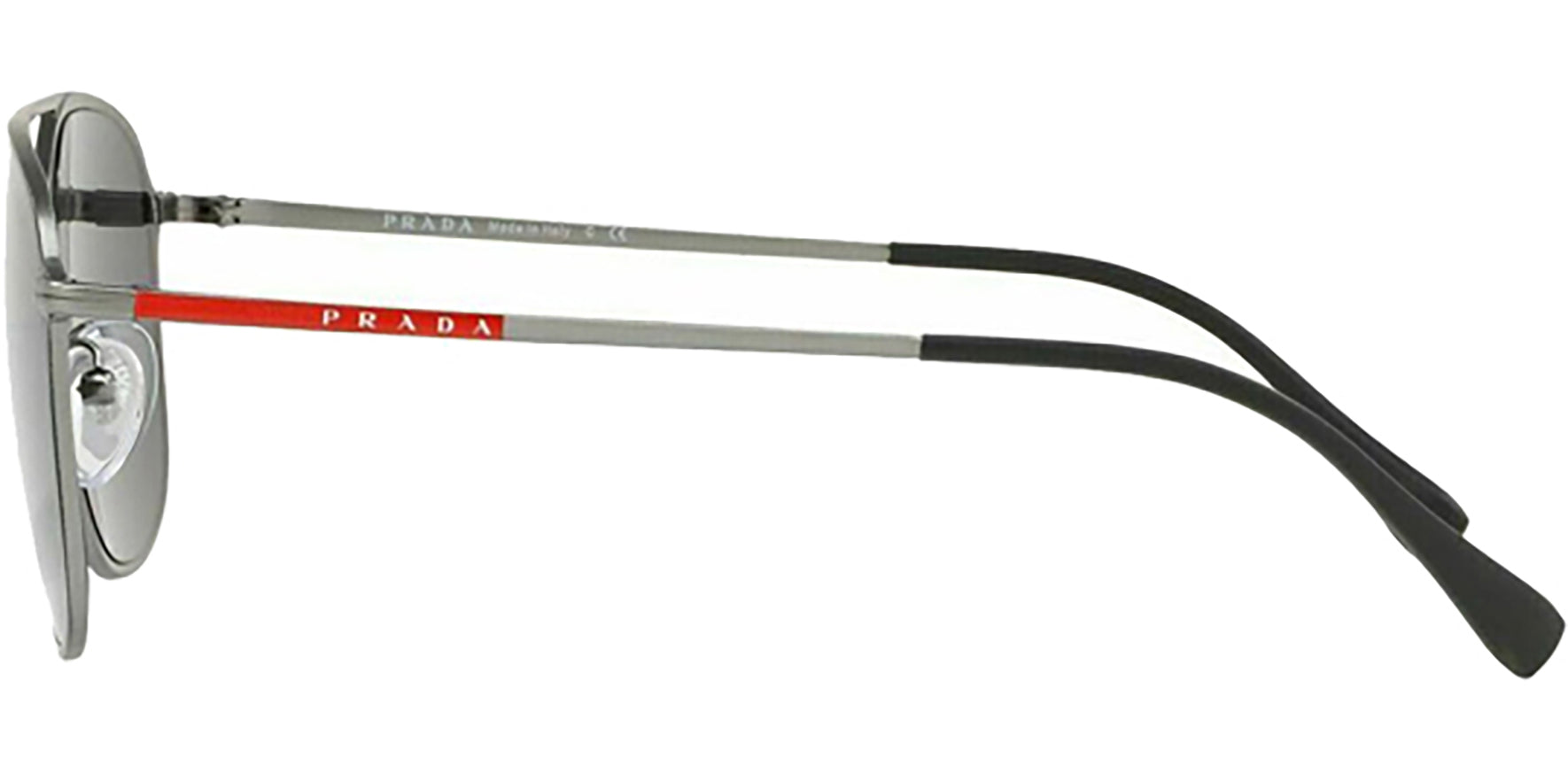 Prada Linea Rossa Black/Gunmetal Pilot - Eyedictive