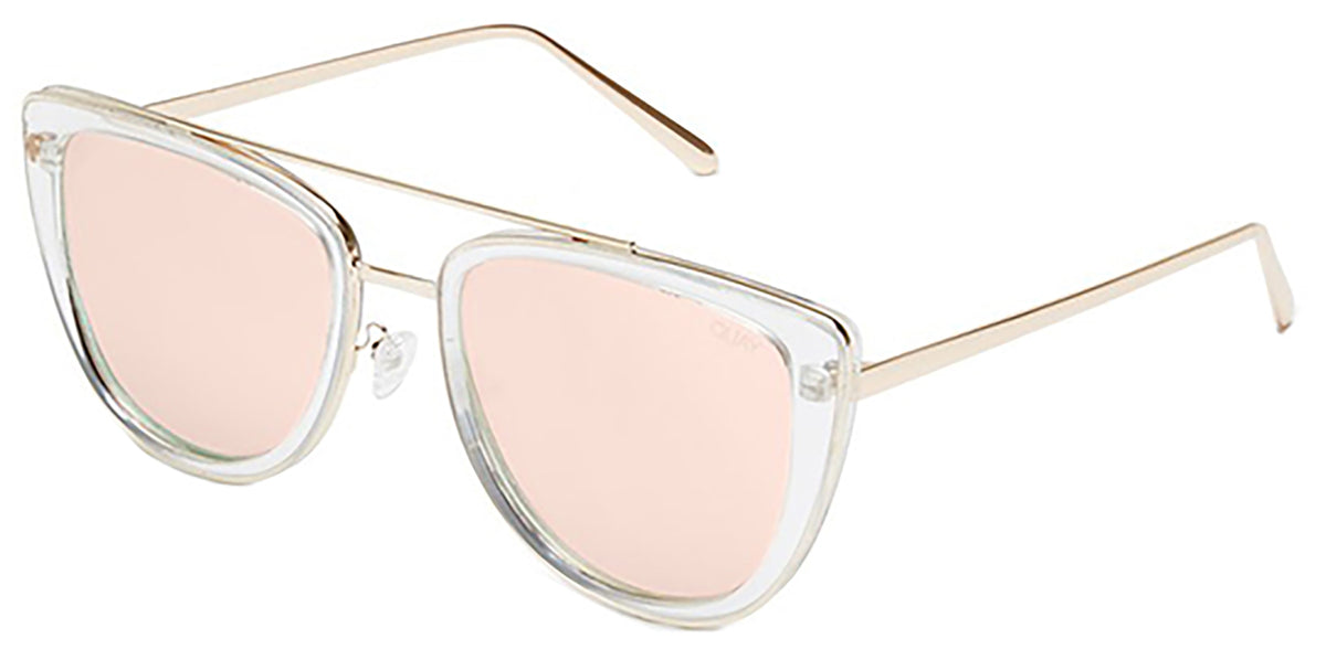 Quay Australia French Kiss Oversize Square w/ Mirror Lens - Eyedictive