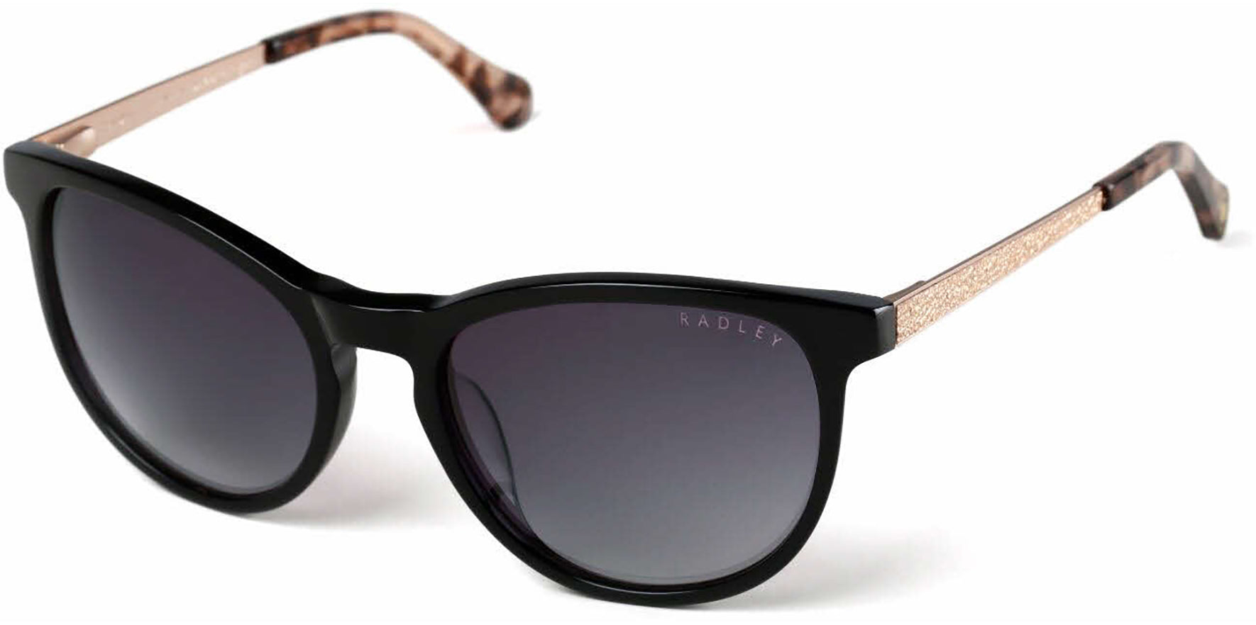 Radley Tulip Black Vintage Style Round w/ Gradient Lens - Eyedictive