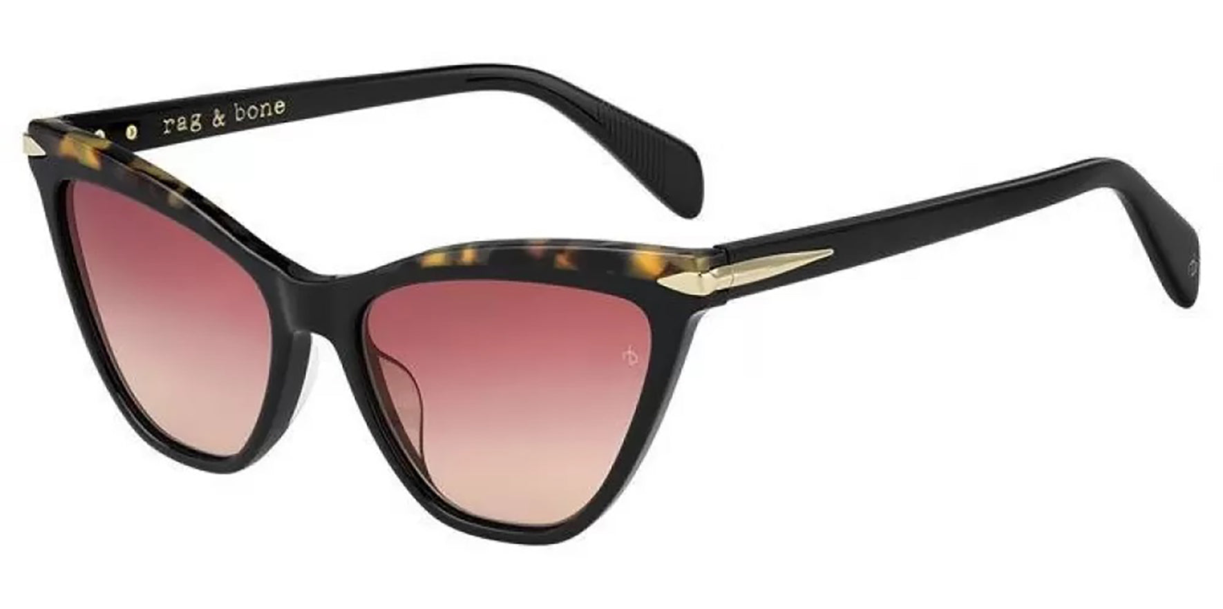 Rag & Bone Black Cat Eye w/ Gradient Lens - Eyedictive