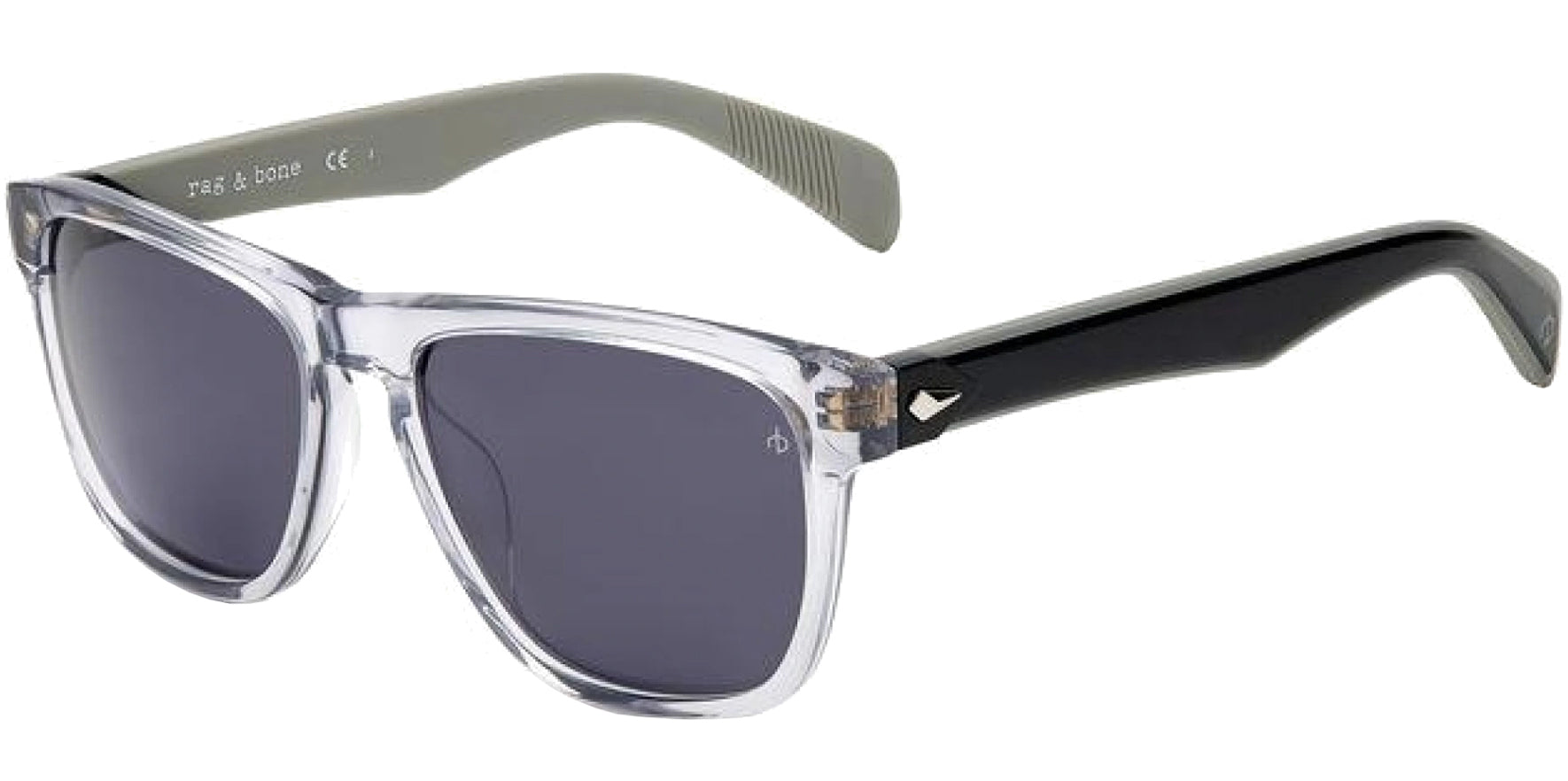 Rag & Bone Gray Crystal Classic Square - Eyedictive