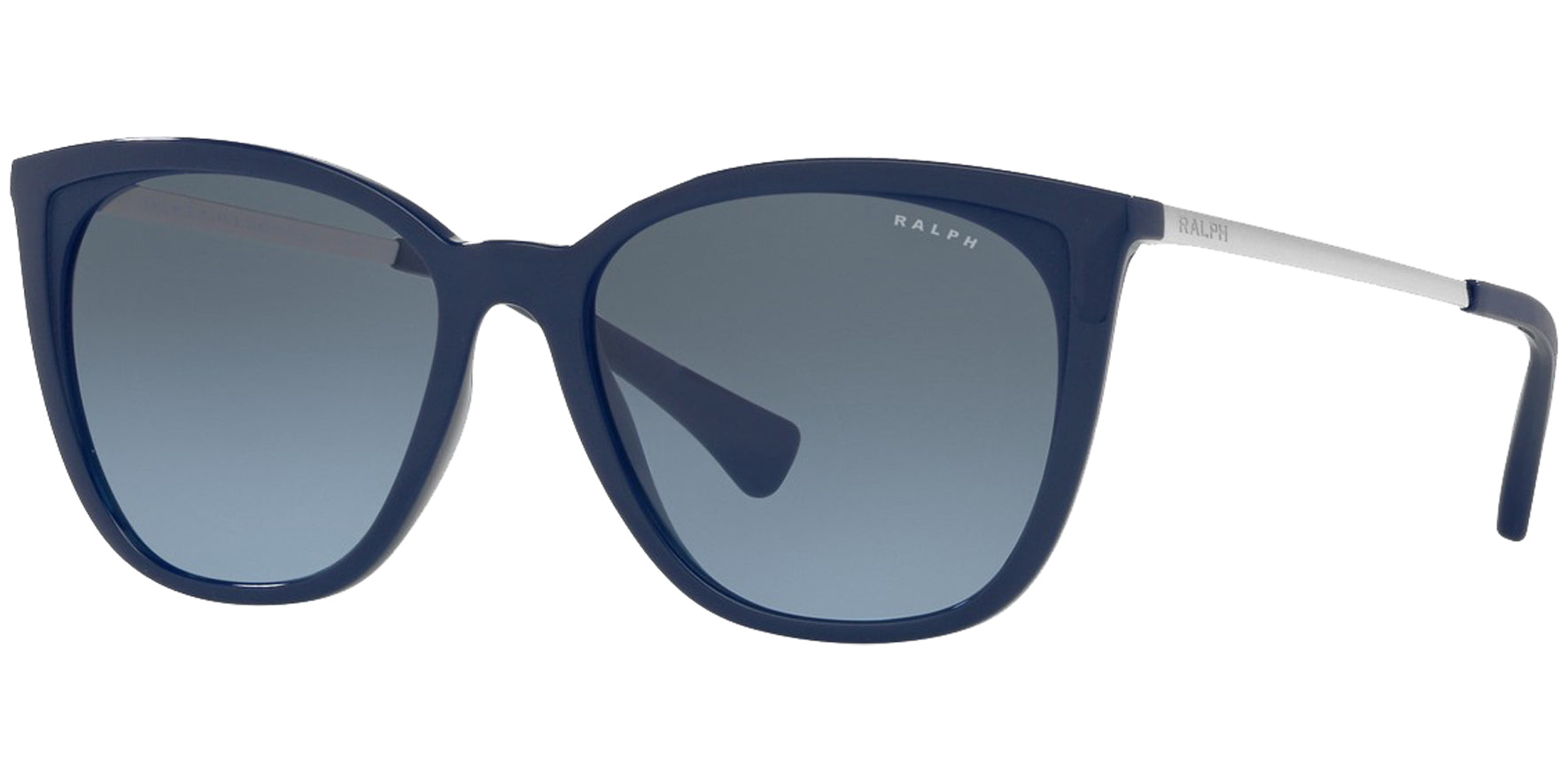 Ralph By Ralph Lauren Shiny Blue Cat Eye w/ Gradient Lens - Eyedictive