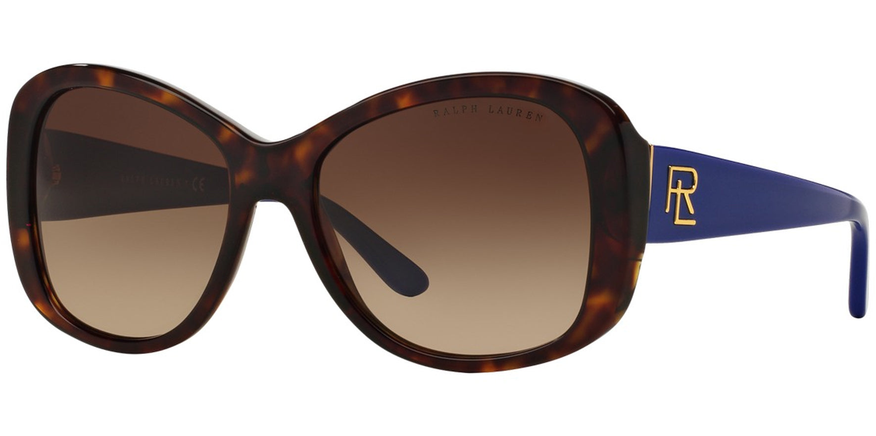 Ralph Lauren Shiny Dark Havana Butterfly - Eyedictive