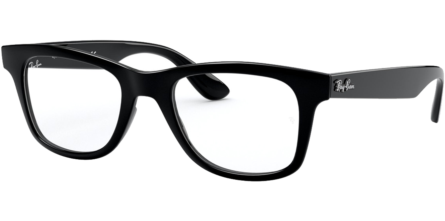 Ray-Ban Black Soft Square Eyeglass Frames - Eyedictive