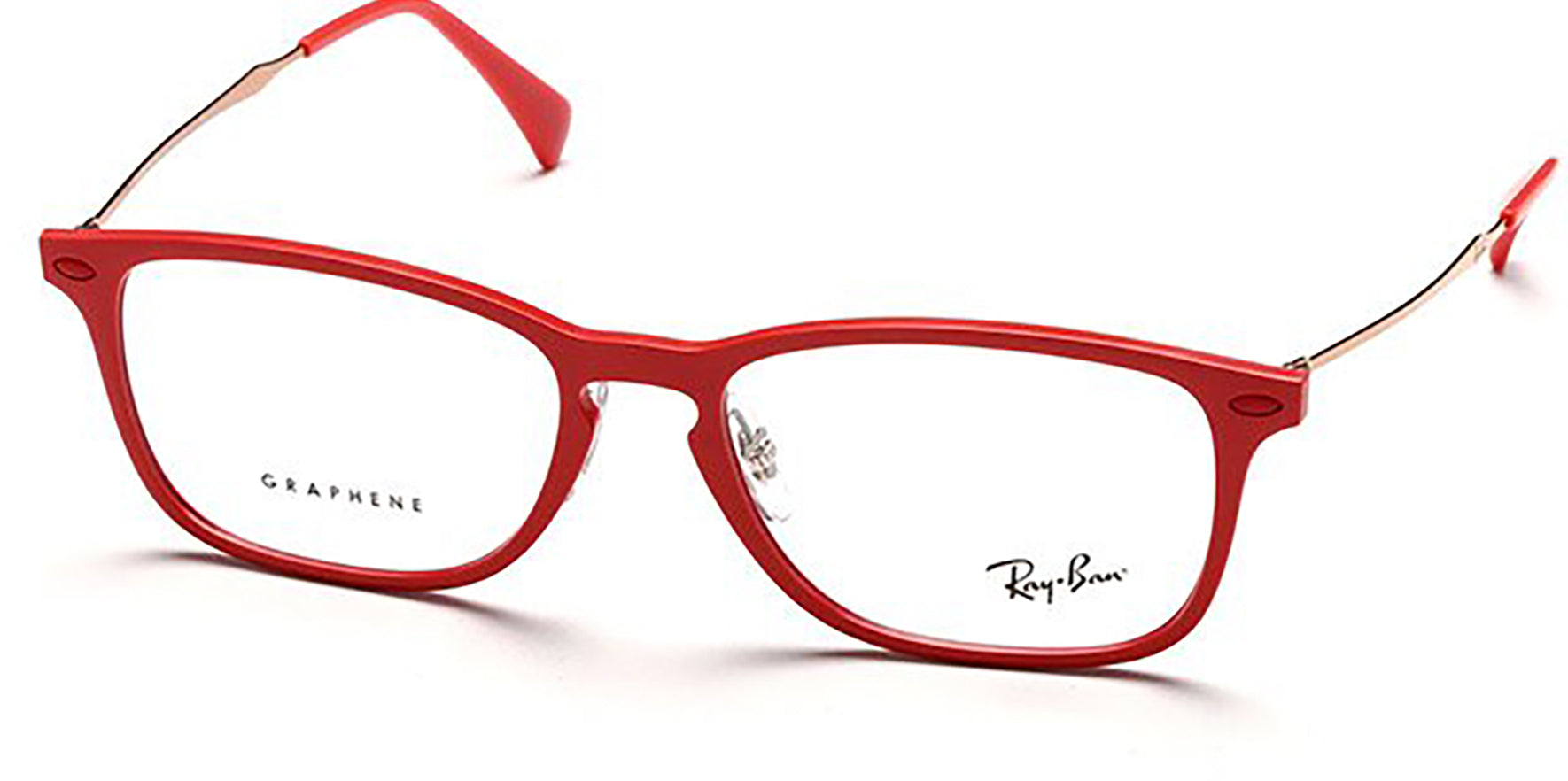 Ray-Ban Graphene Soft Square Eyeglass Frame w/Titanium Temples - Eyedictive