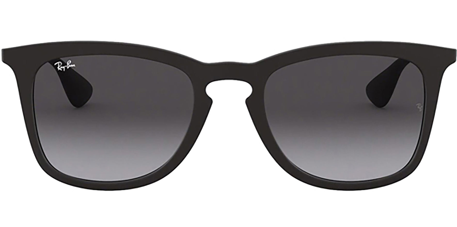 Ray-Ban Matte Black Square w/ Gradient Lens - Eyedictive