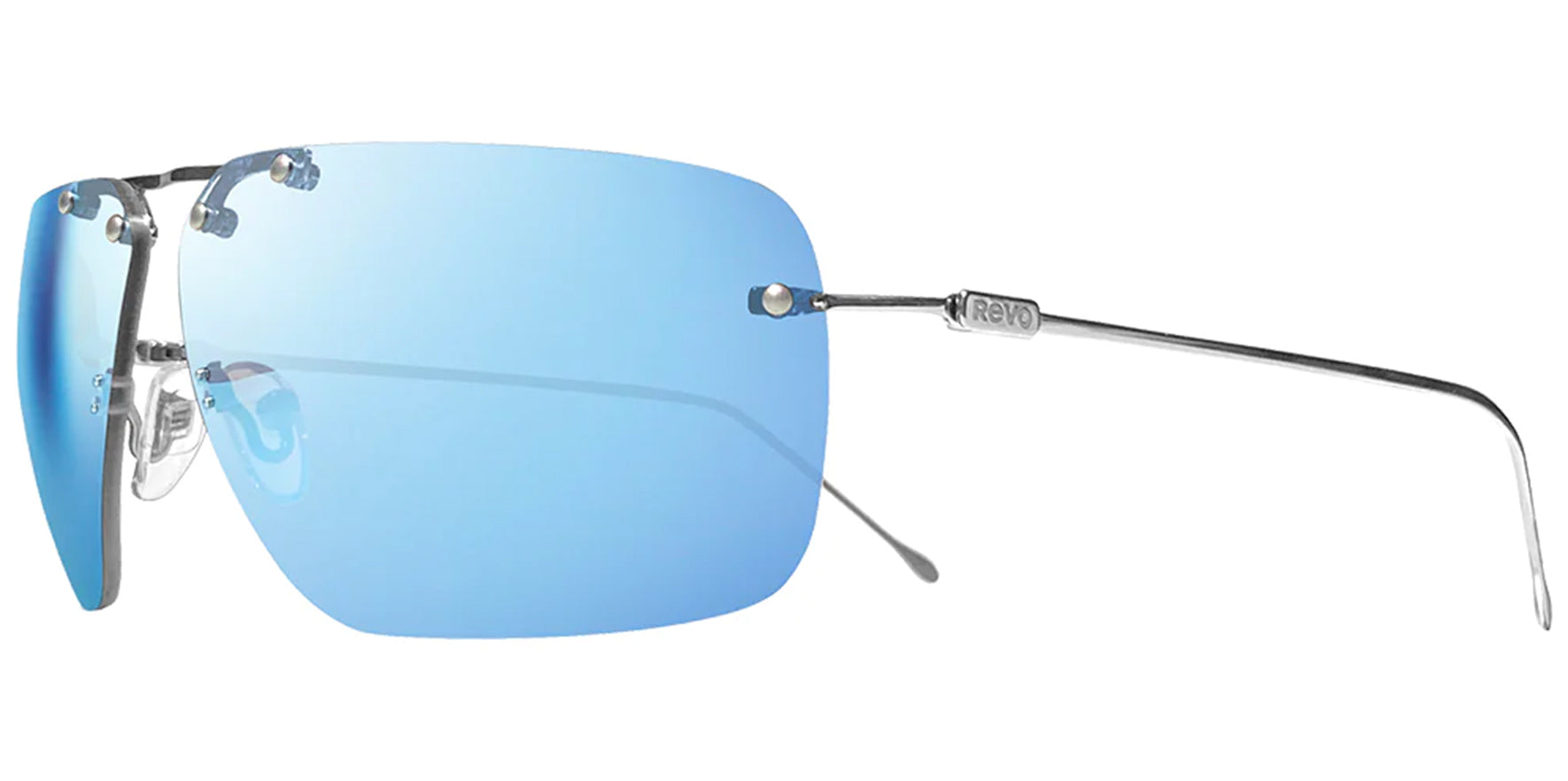 Revo Air 1 Polarized Photochromic Titanium Rimless Sport - Eyedictive