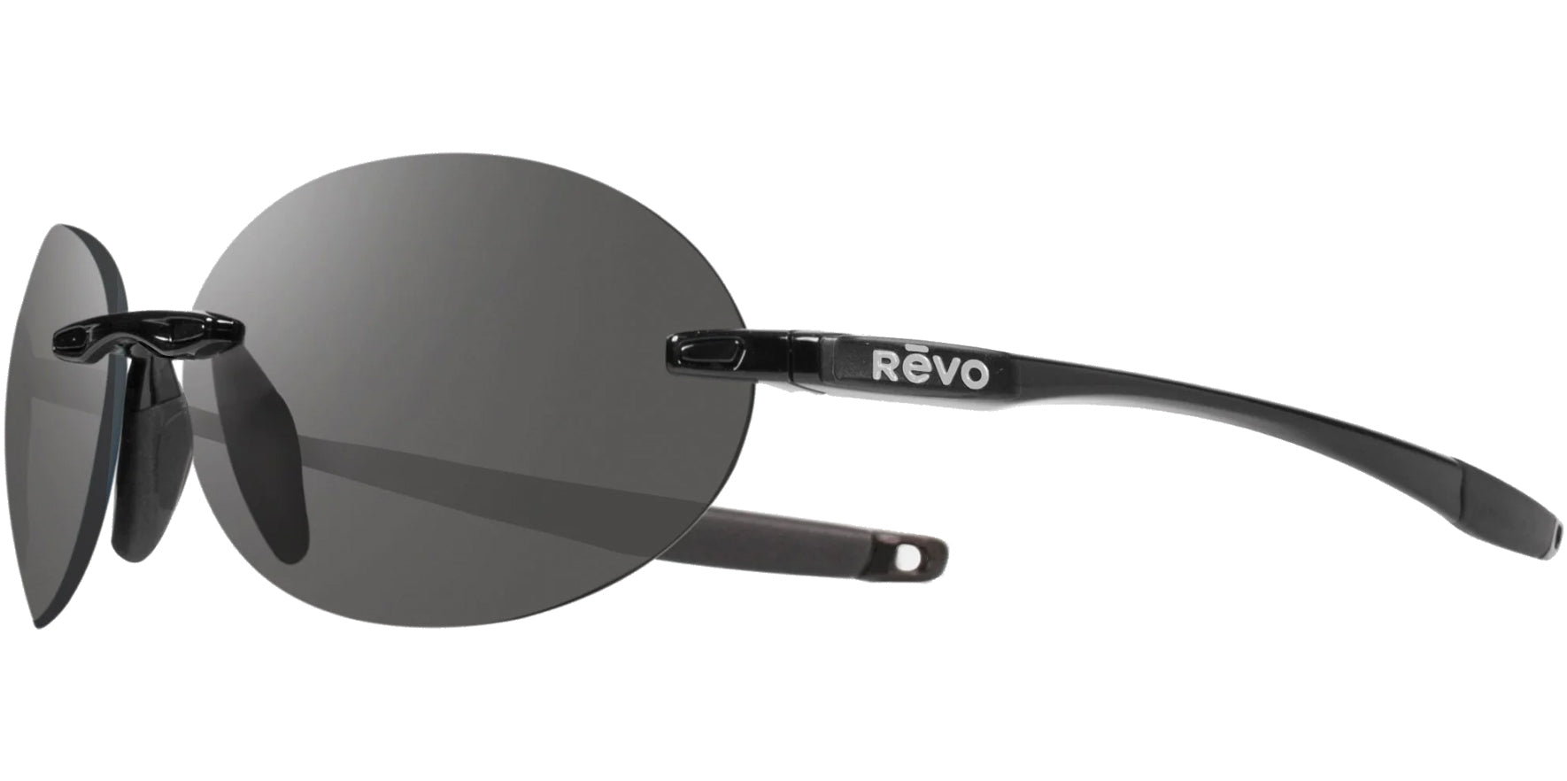 Revo Descend O Polarized Rimless Oval - Eyedictive