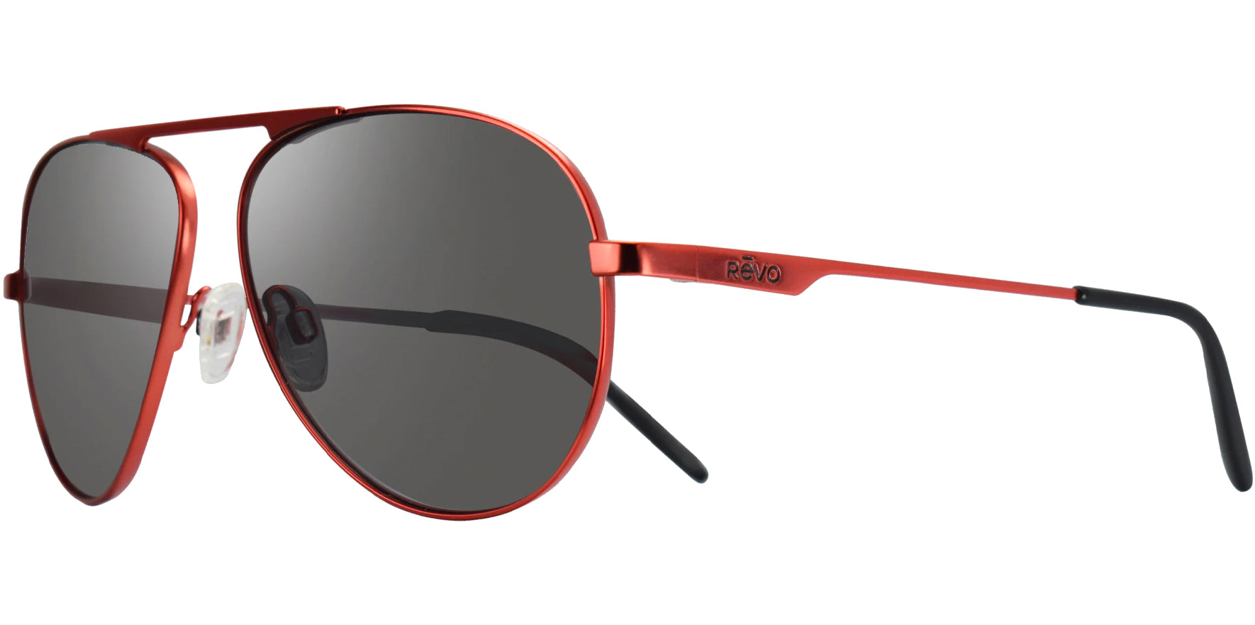 Revo Metro Polarized Stainless Steel Single Bridge Aviator - Eyedictive