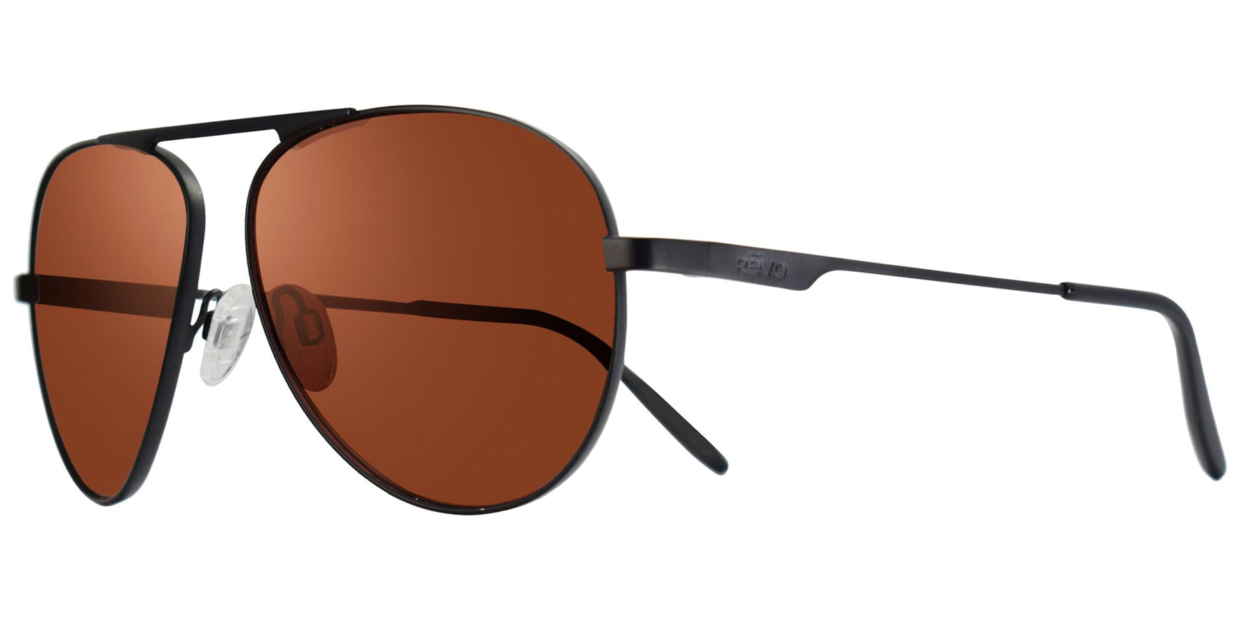 Revo Metro Polarized Stainless Steel Single Bridge Aviator - Eyedictive