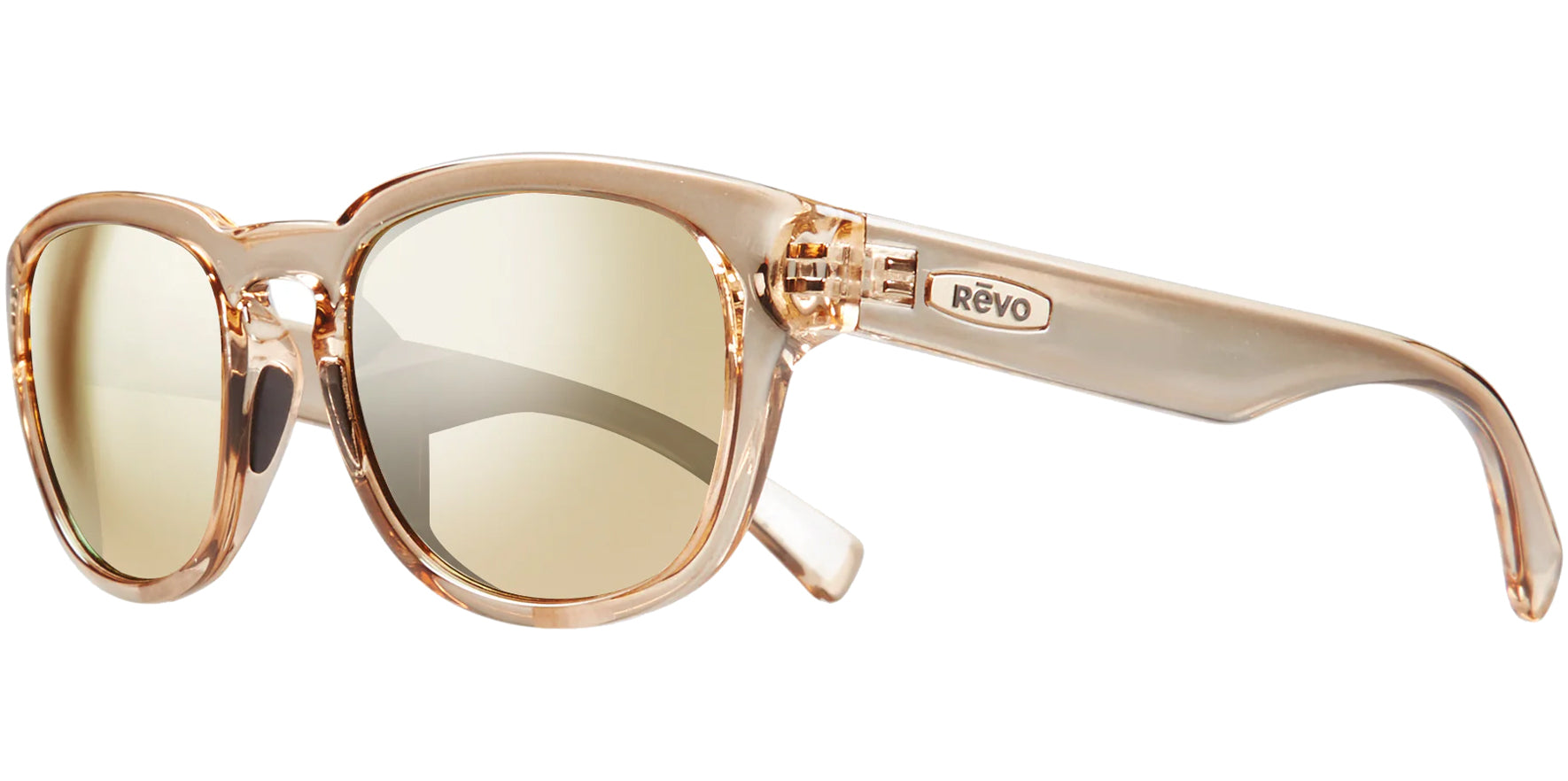 Revo Zinger Polarized Crystal Sand Soft Square - Eyedictive