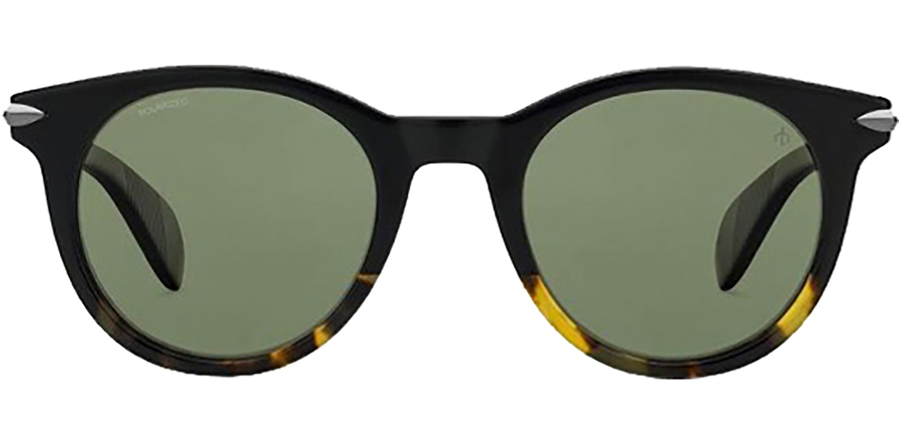 Rag & Bone Polarized Black Havana Vintage Style Round - Eyedictive