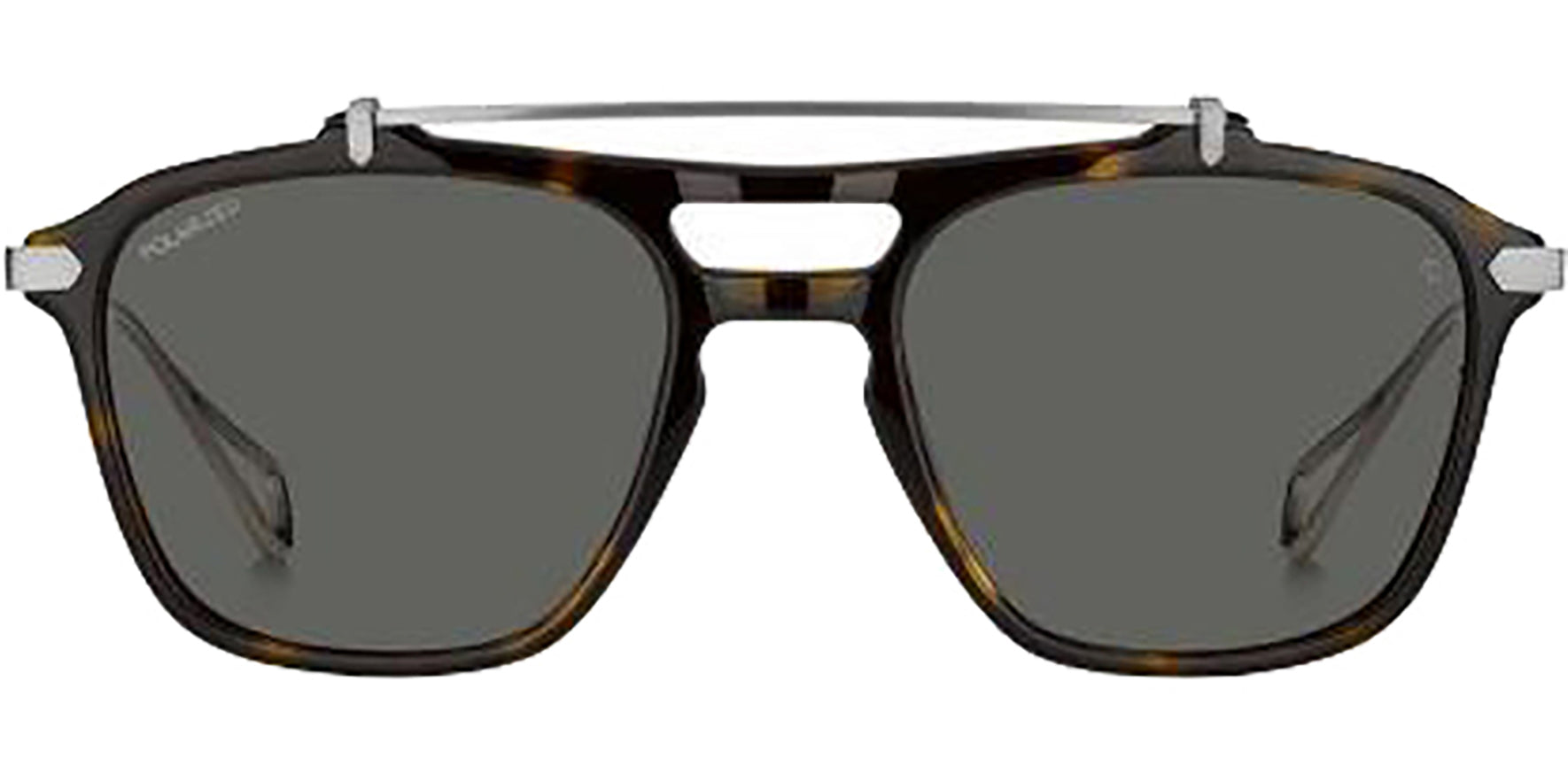 Rag & Bone Polarized Dark Havana Navigator w/ Titanium Temples - Eyedictive