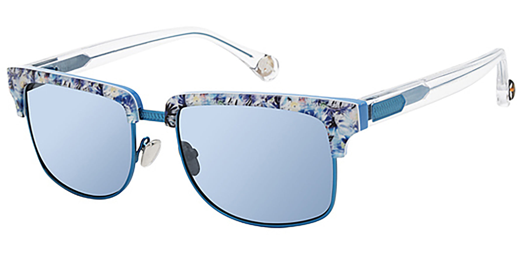 Robert Graham Colin Blue Brow-Line w/ Mirror Lens - Eyedictive