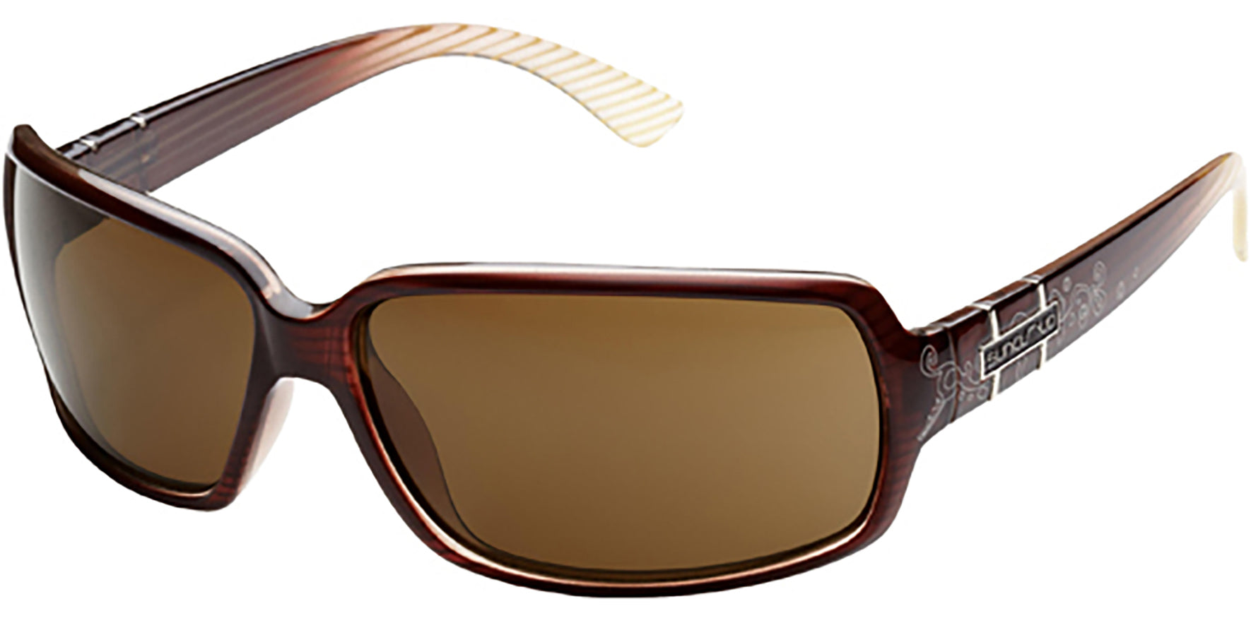 Suncloud Poptown Polarized Brown Stripe Laser - Eyedictive